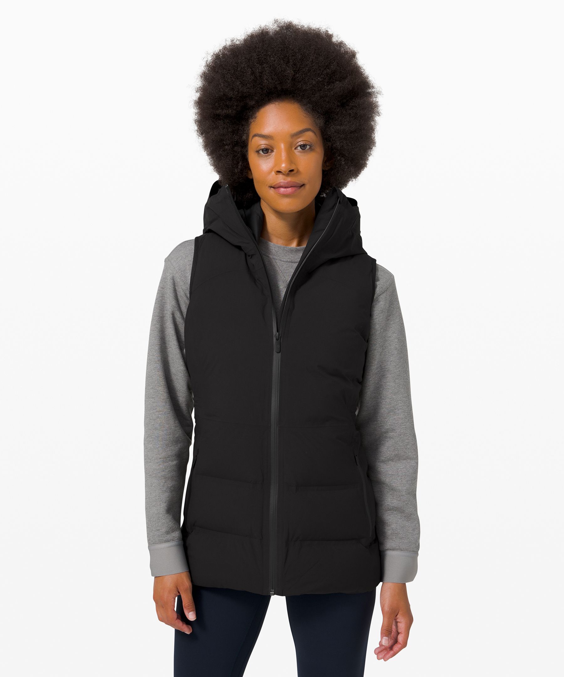 lululemon vest with hood