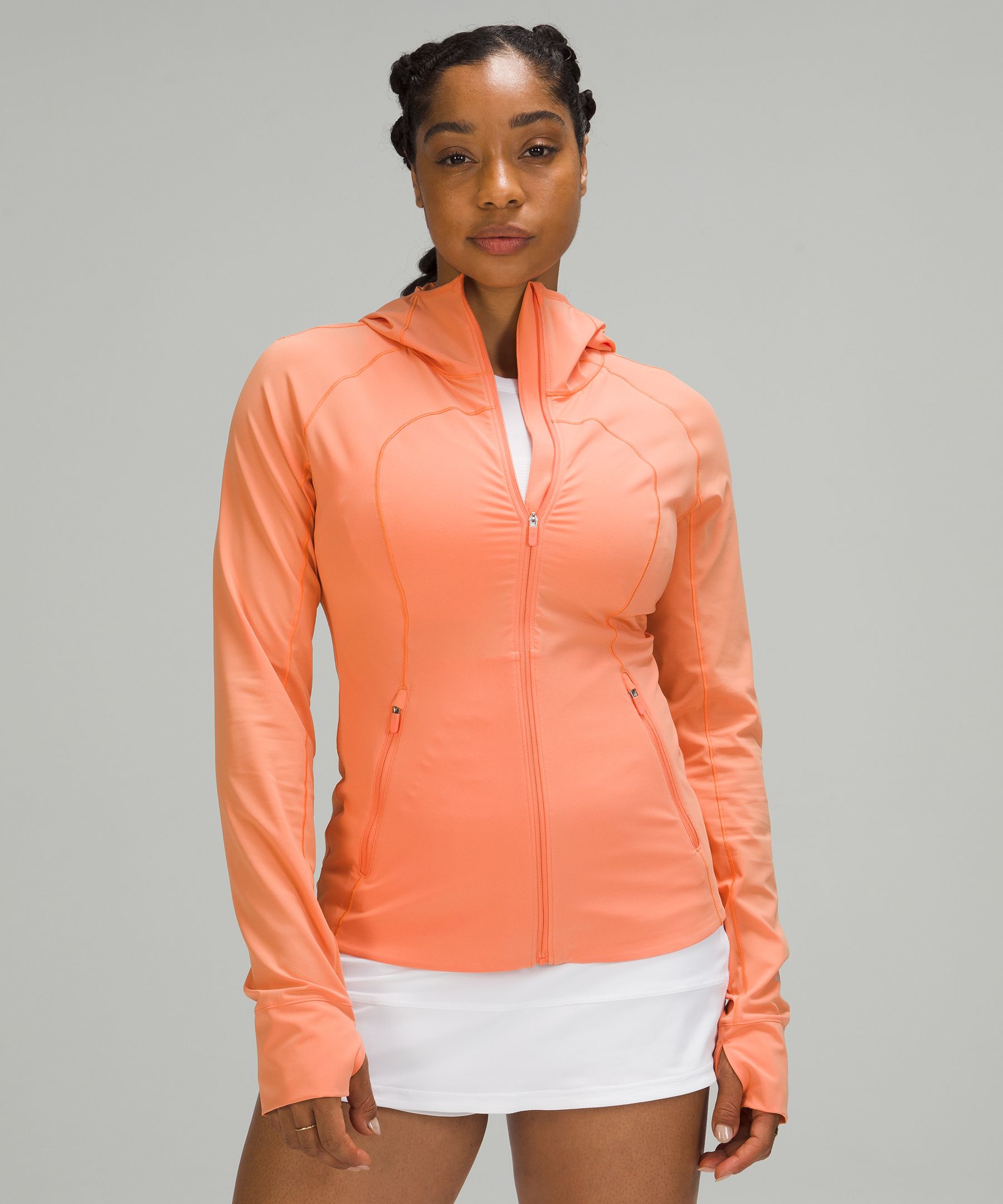 lululemon Pink Mist Over Windbreaker Running Jacket