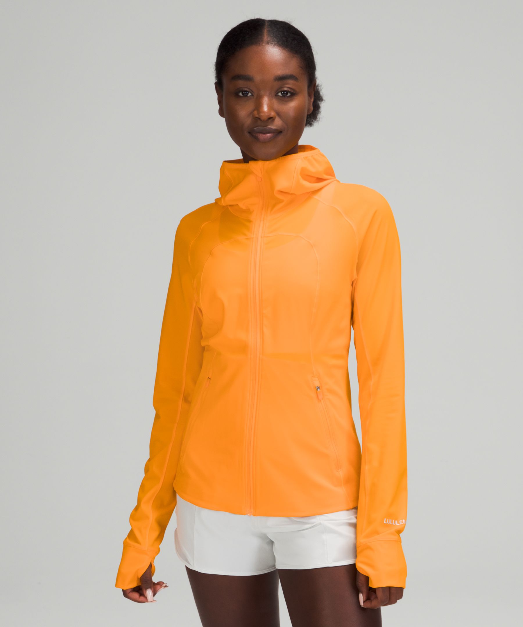 Lululemon Mist Over Windbreaker In Clementine