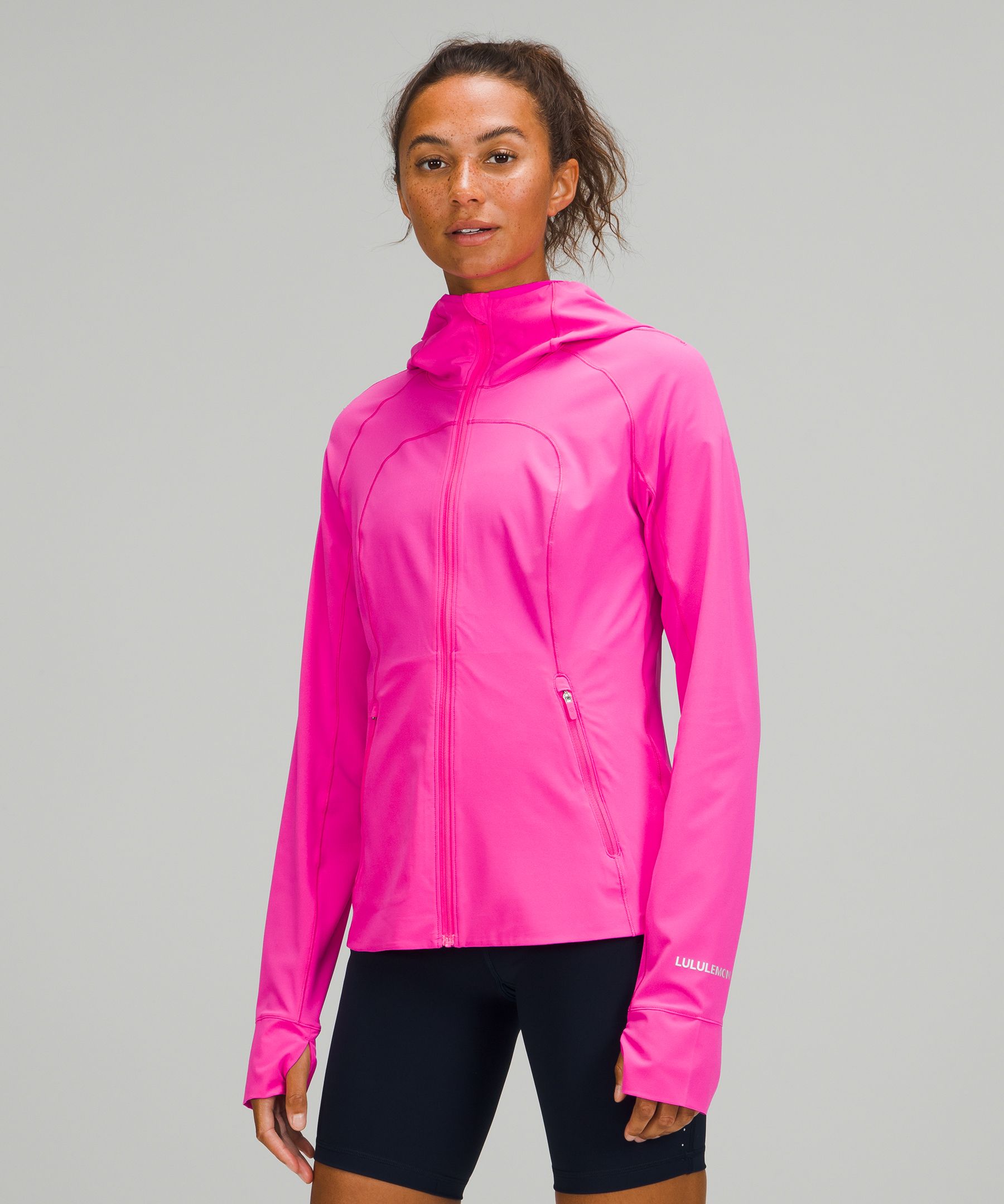 Lululemon Mist Over Windbreaker In Neon