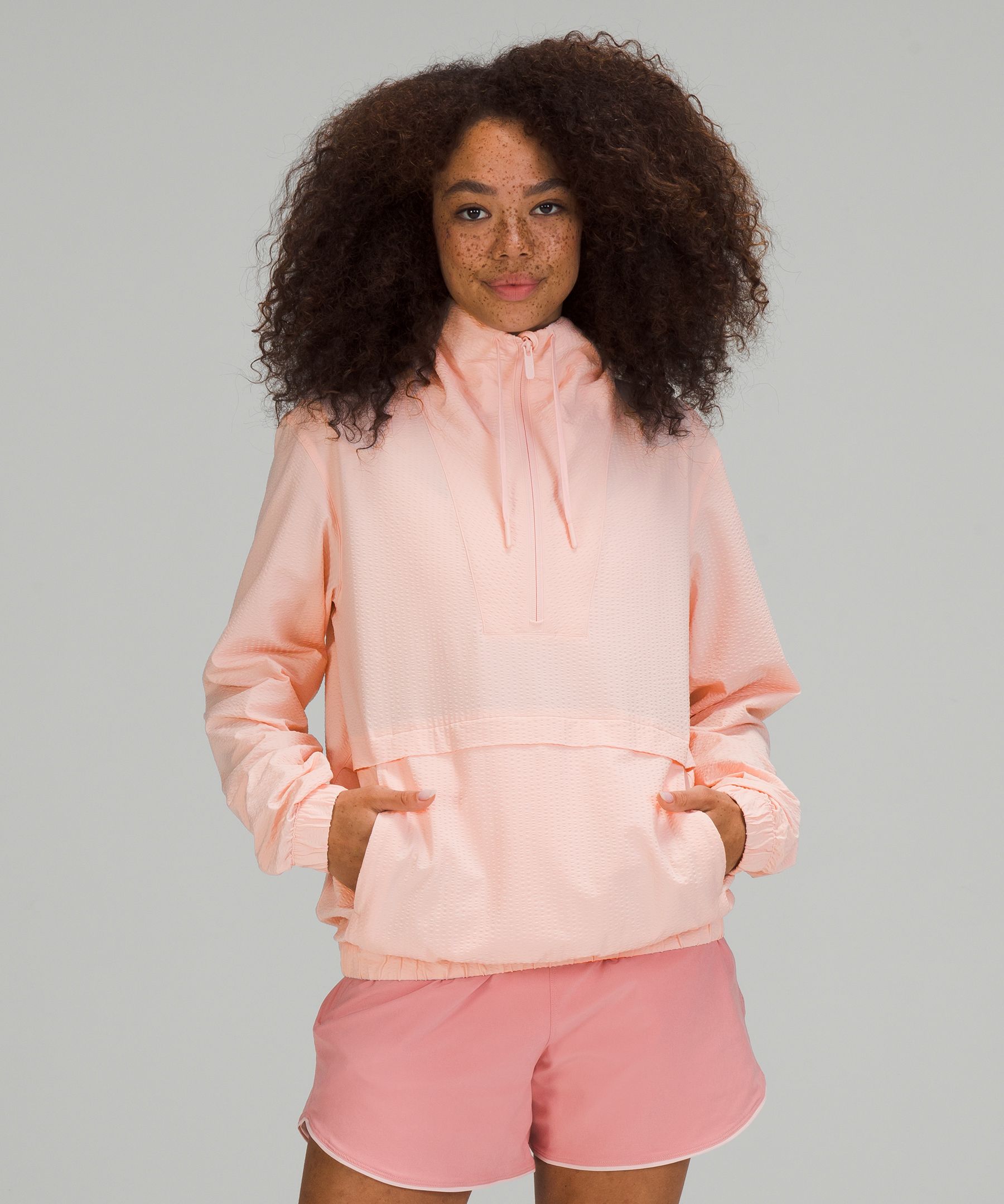 Lululemon Pack Light Pullover In Pink