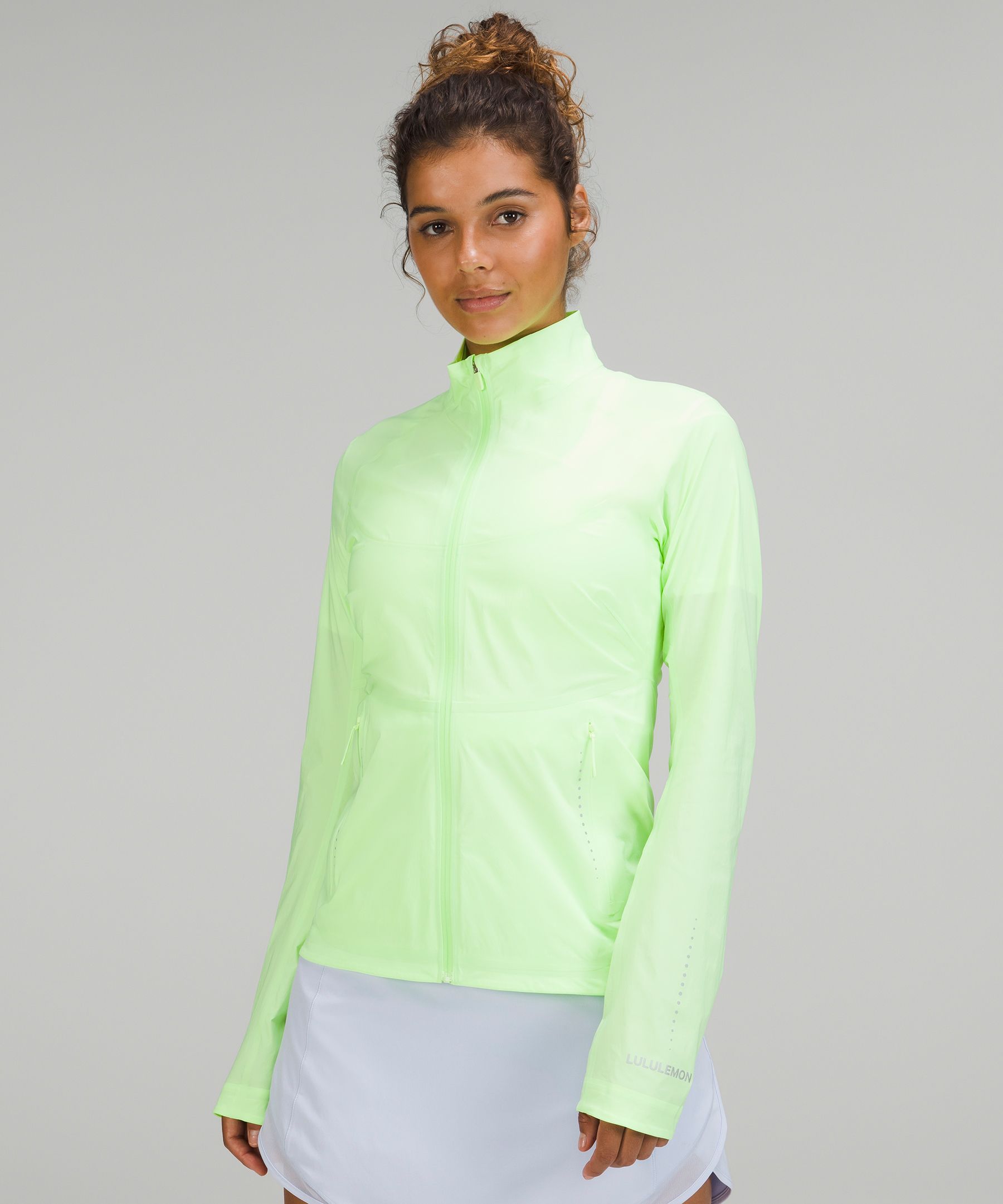 Lululemon Fast And Free Windbreaker In Neo Mint | ModeSens