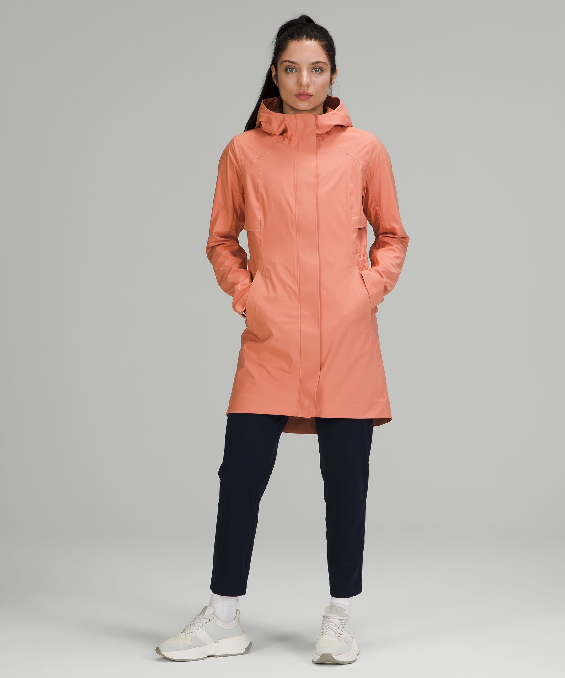 Lululemon Rain Rebel Jacket In Pink Savannah