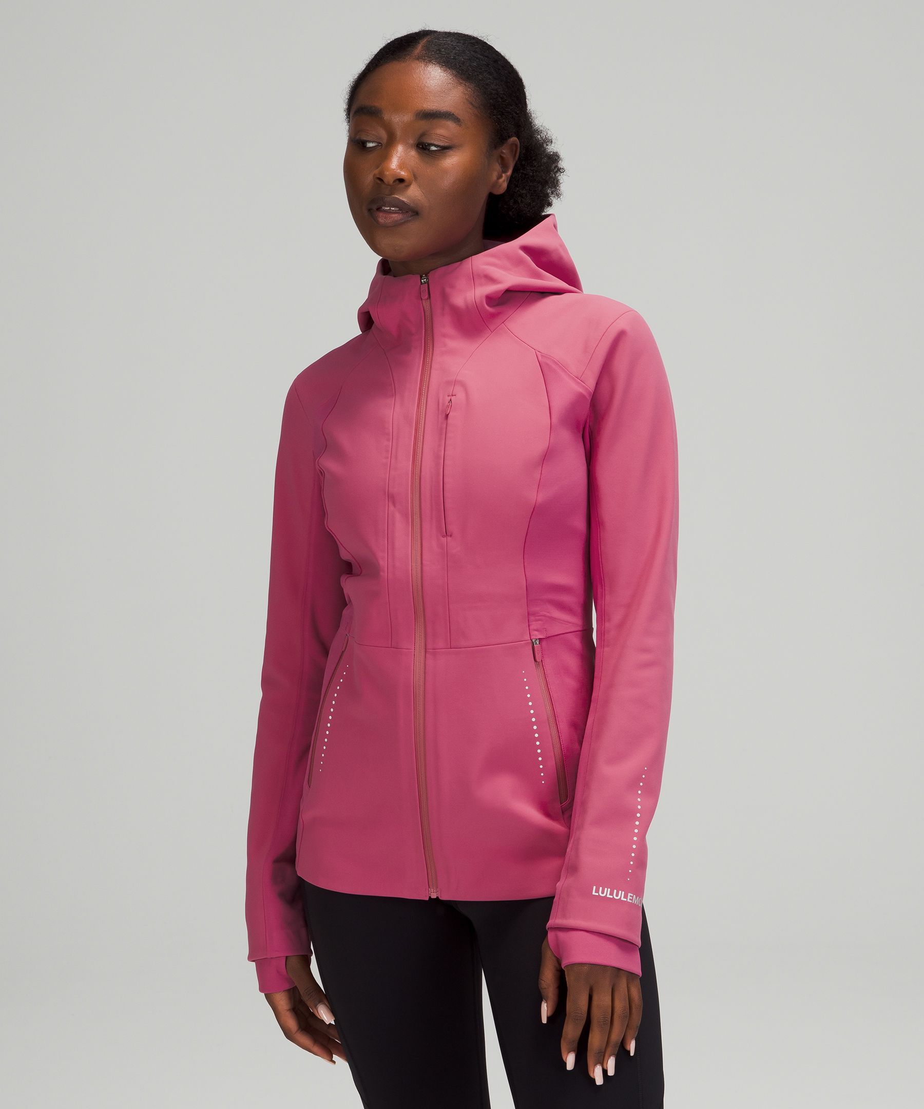 Lululemon Cross Chill Jacket Repelshell In Pink Taupe