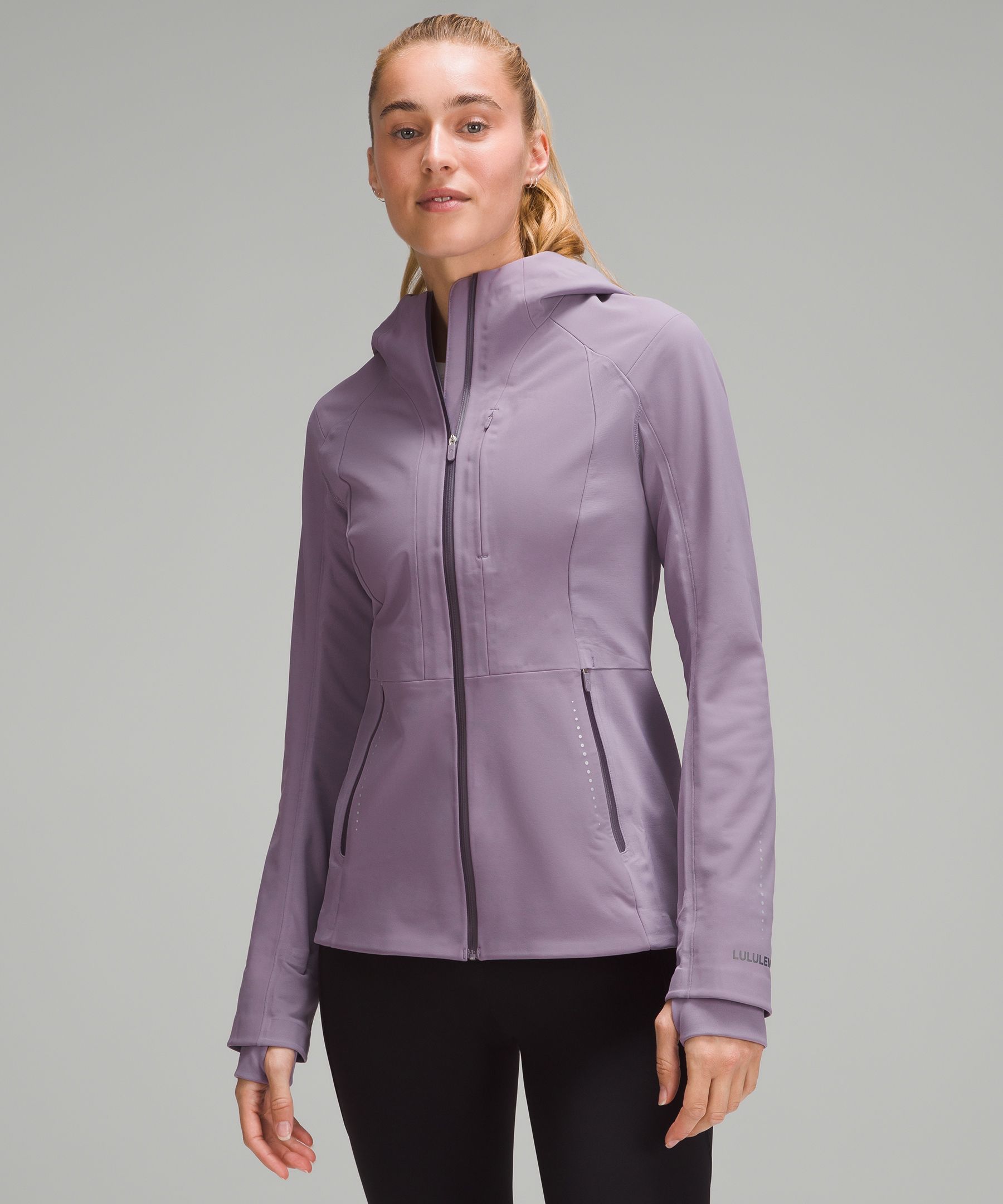 Cross Chill Jacket RepelShell plus Engineered Warmth 1/2 zip - both in blue  linen size 6 : r/lululemon