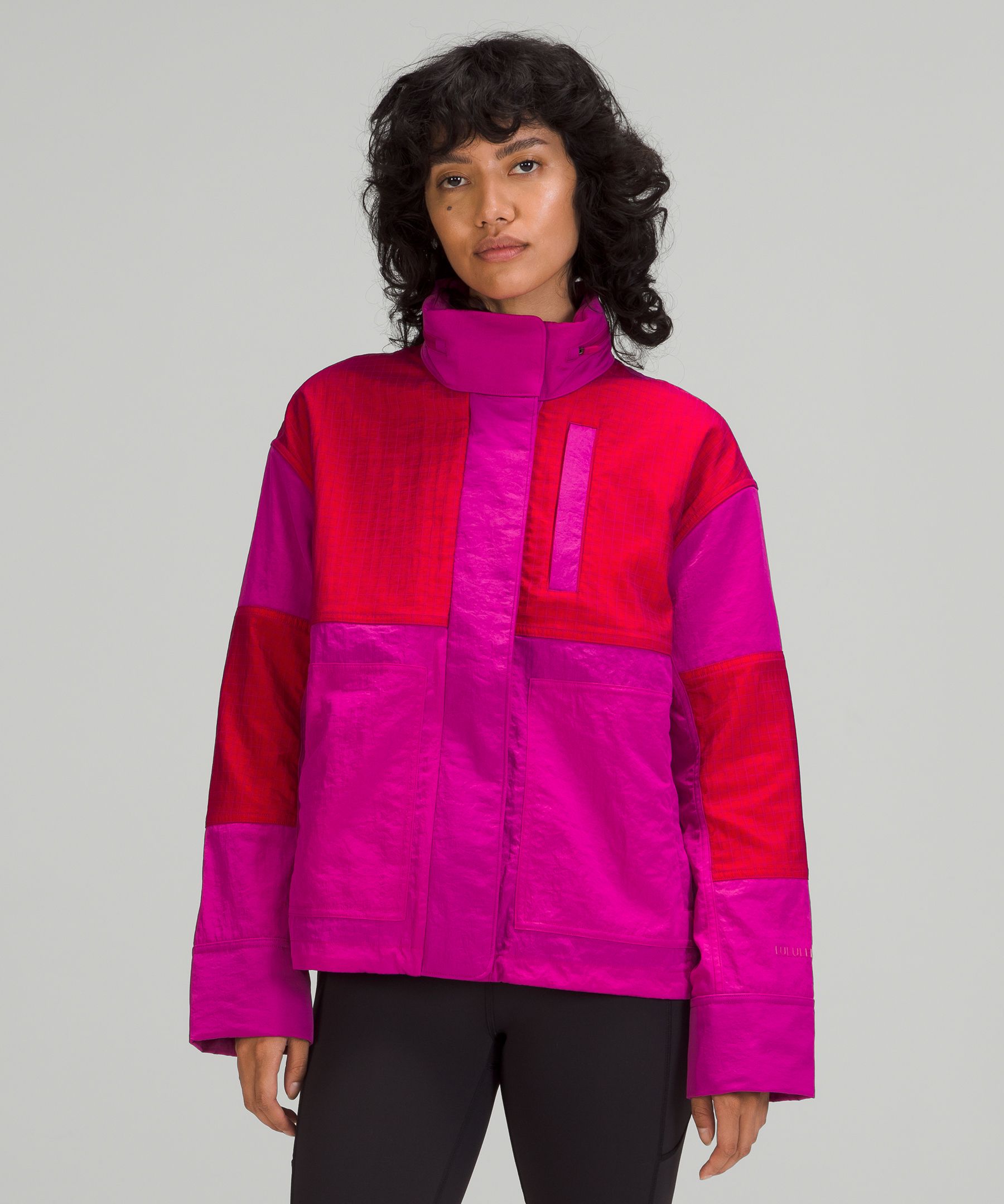 Pink 2025 mesh windbreaker