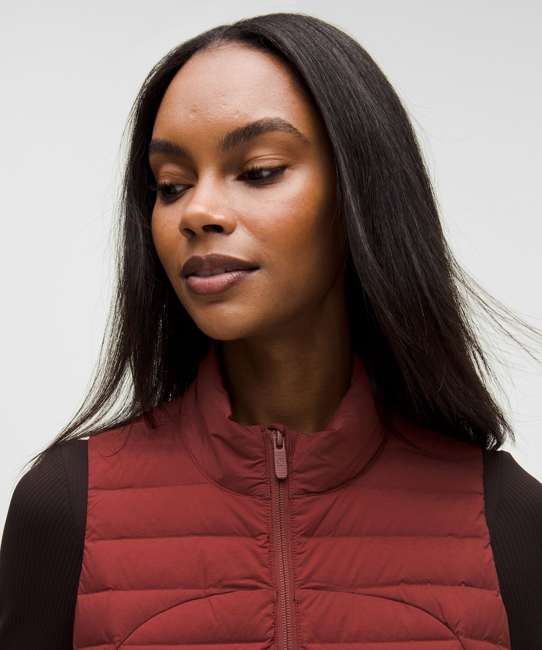 Lululemon Pack It Down Vest In Burgundy