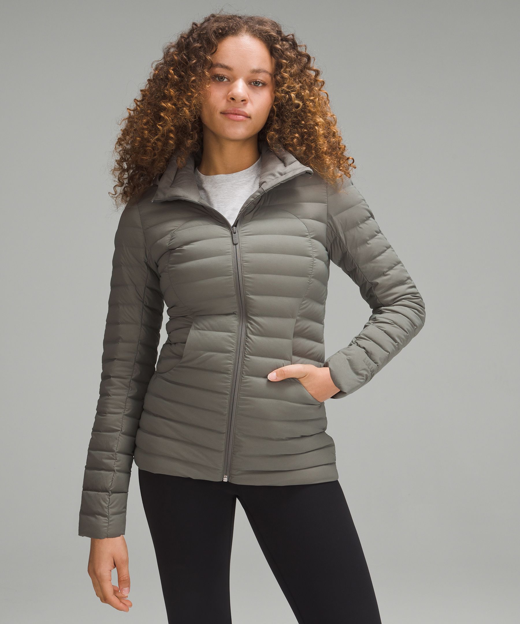Jacket Lululemon Grey size 8 US in Cotton - 42071545