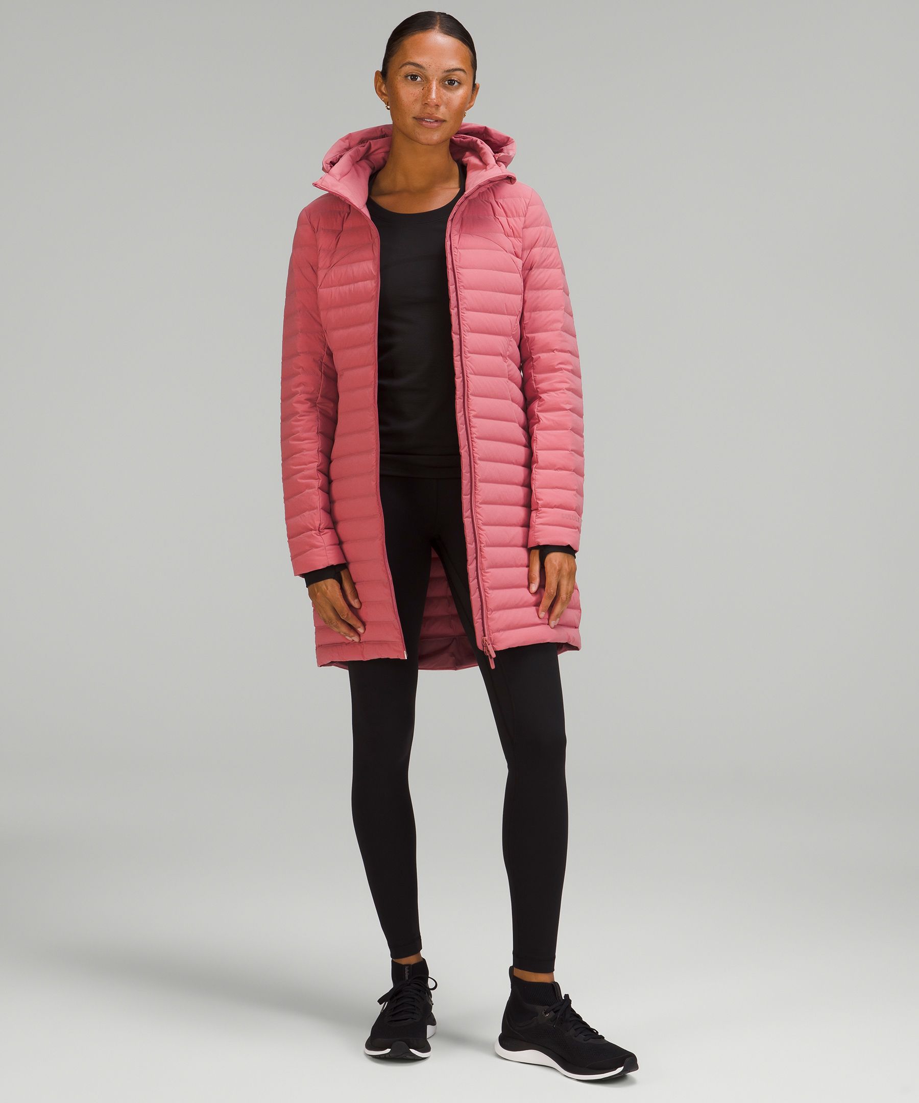 Lululemon Pack It Down Long Jacket In Brier Rose