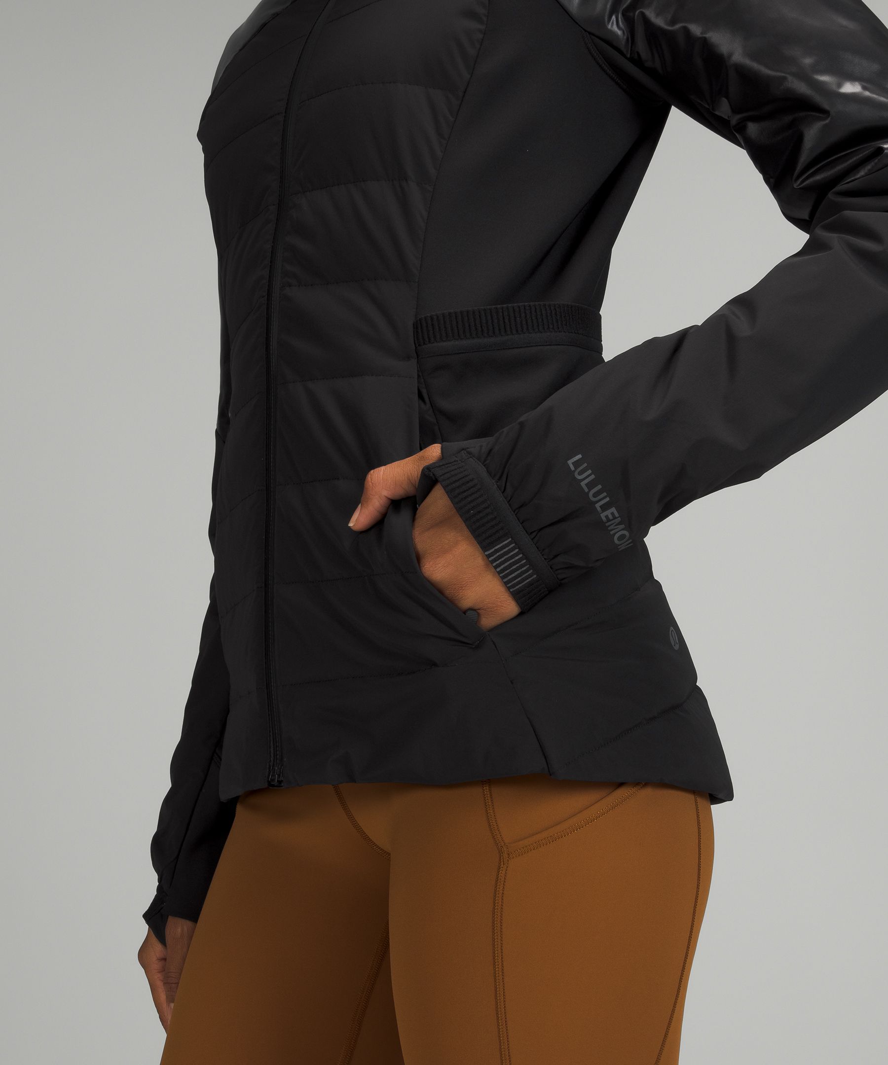 Lululemon Down For It All Jacket Shine In Black | ModeSens