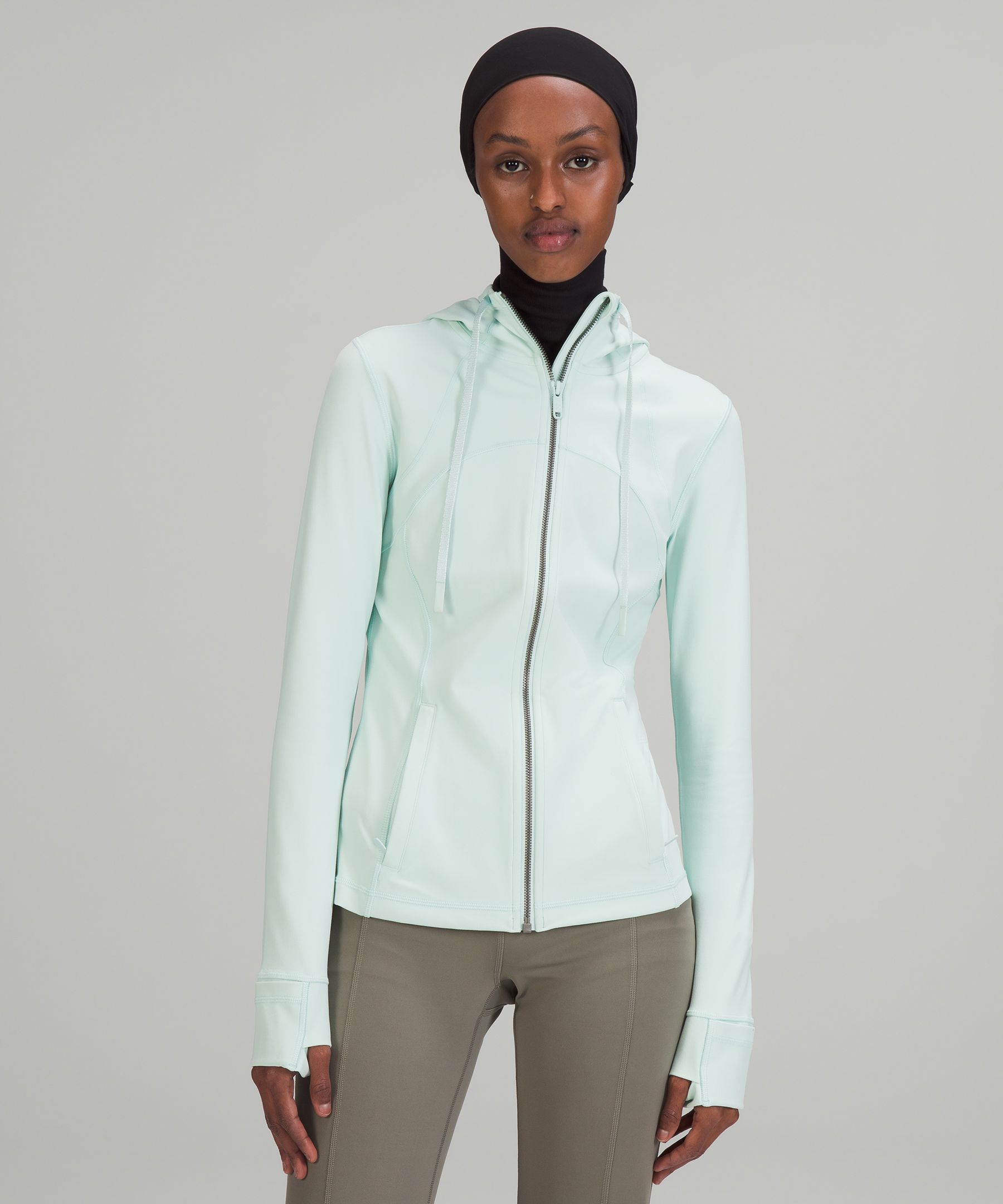 Lululemon Hooded Define Jacket Nulu In Delicate Mint