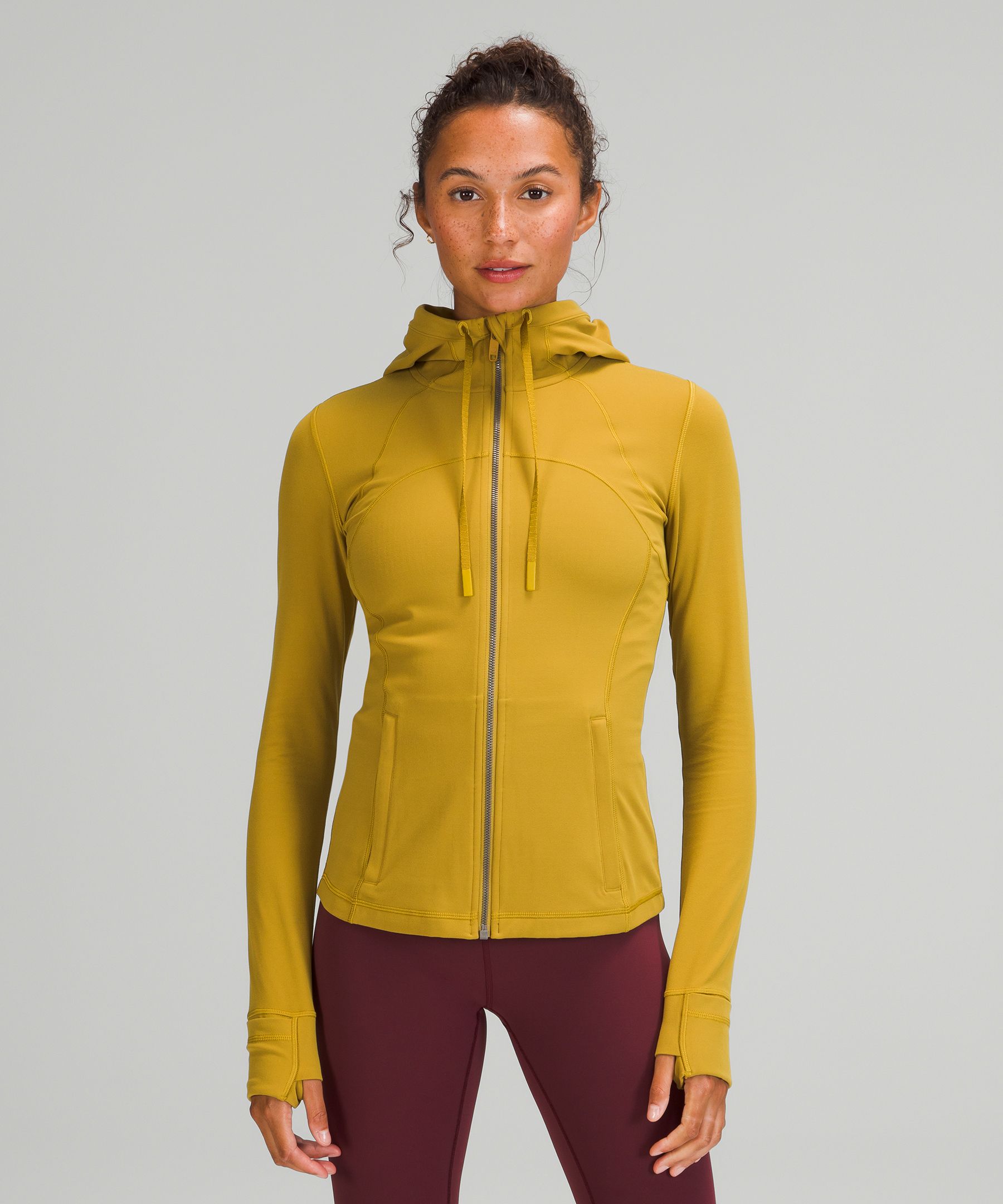 Lululemon Hooded Define Jacket Nulu In Pink Puff