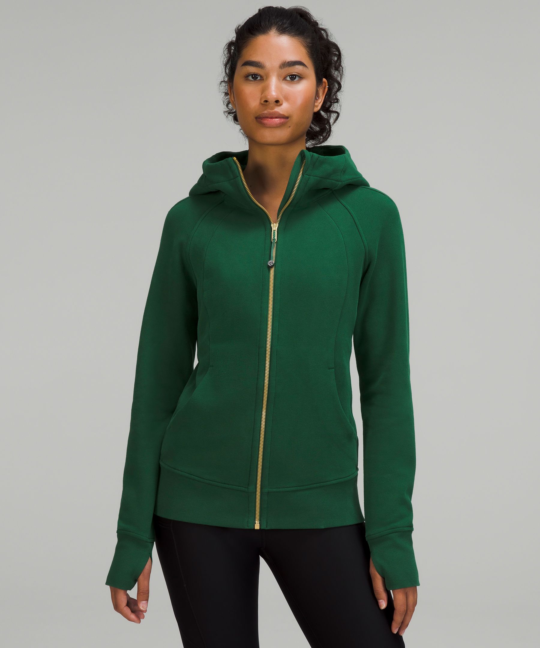 売れ筋】 lululemon（ルルレモン）コットン混フリース クロップド プル