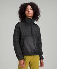 Insulated Quilted Pullover Jacket