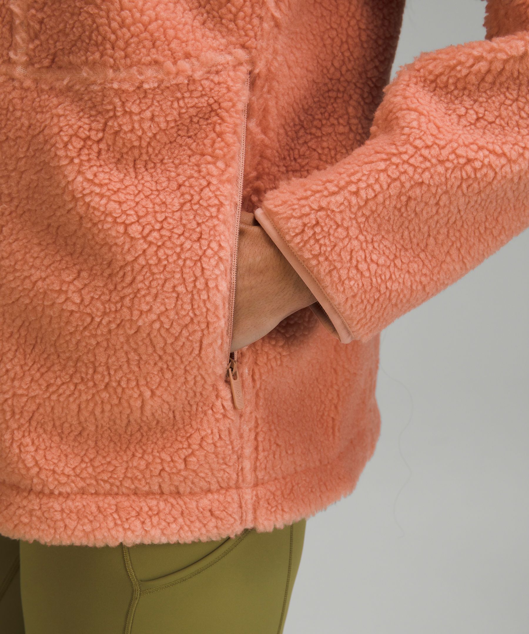 Textured Fleece Full-Zip Jacket