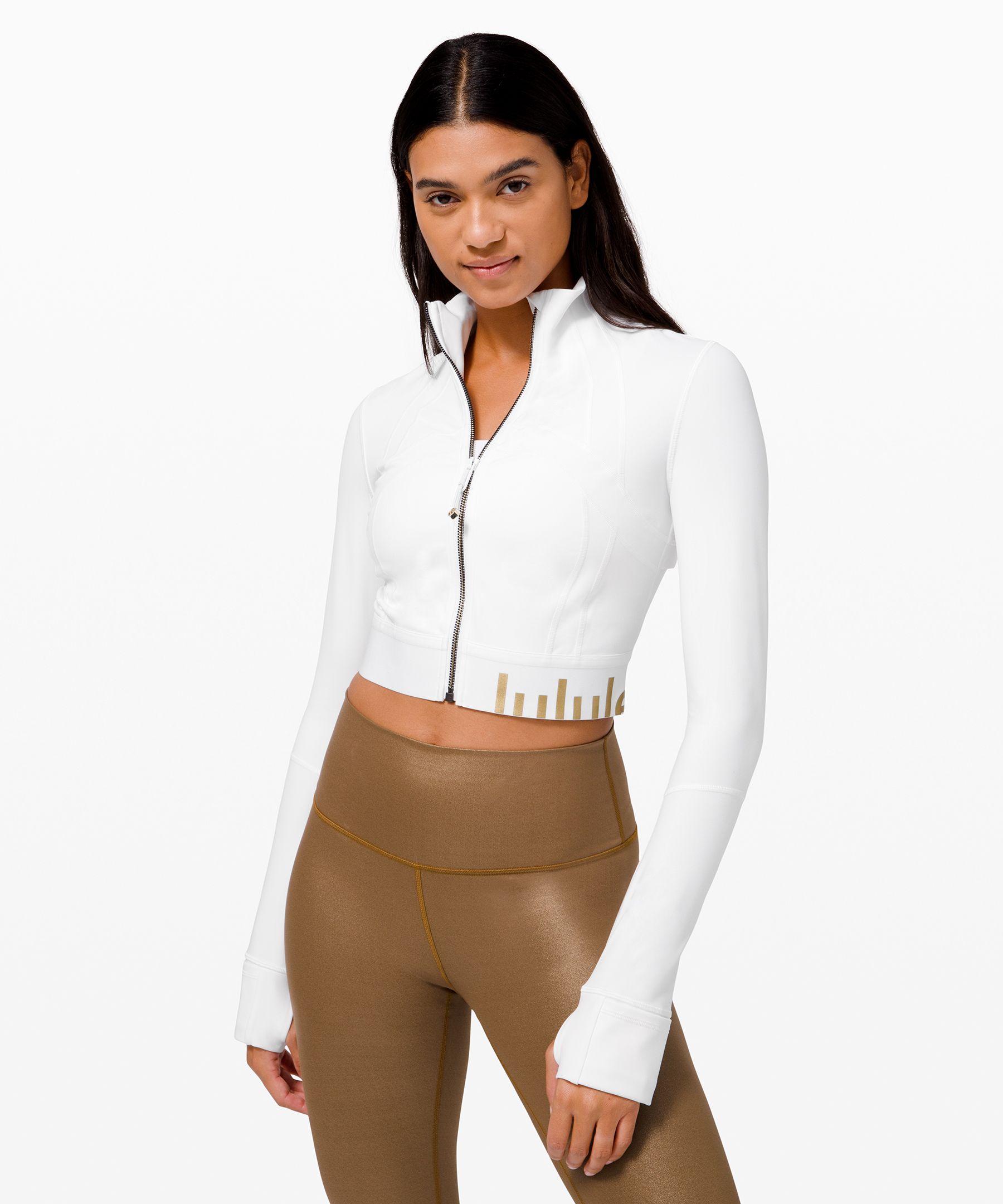 Define Jacket Cropped *Gold