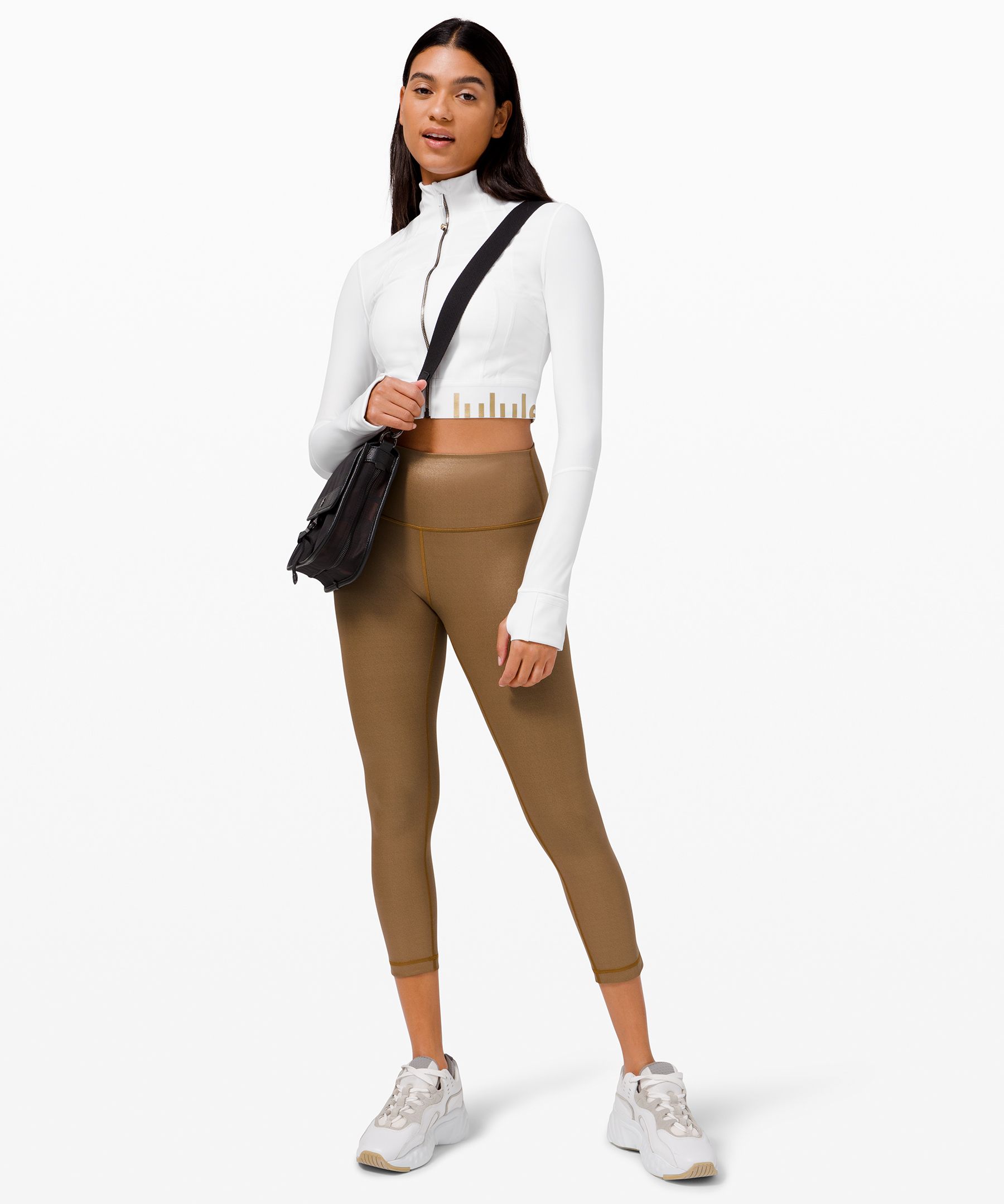 Nulu Cropped Define Jacket curated on LTK  Outfits with leggings, Athletic  outfits, Athleisure outfits