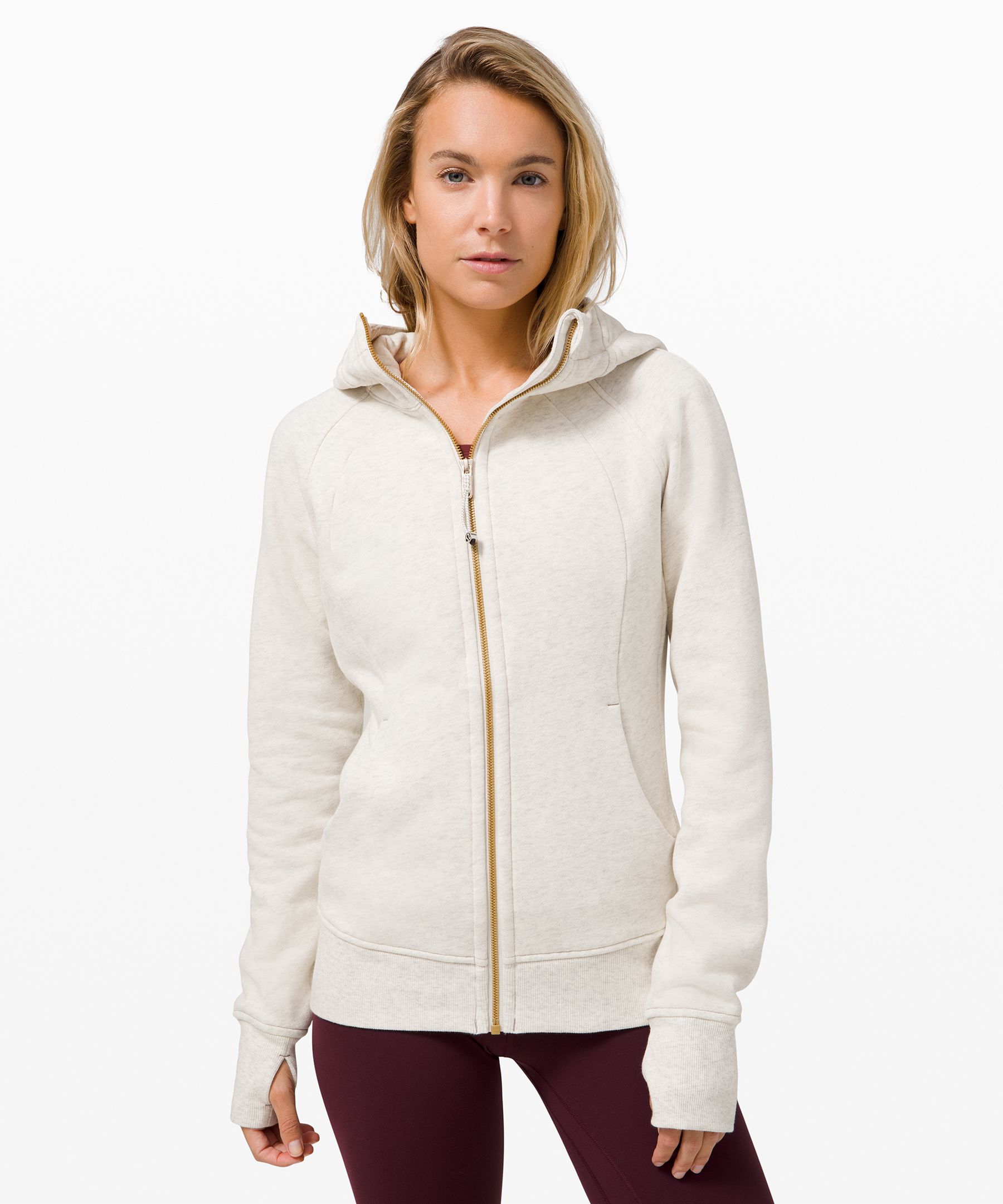 Lululemon Scuba Hoodie *Stretch (Lined Hood) - Heathered Medium