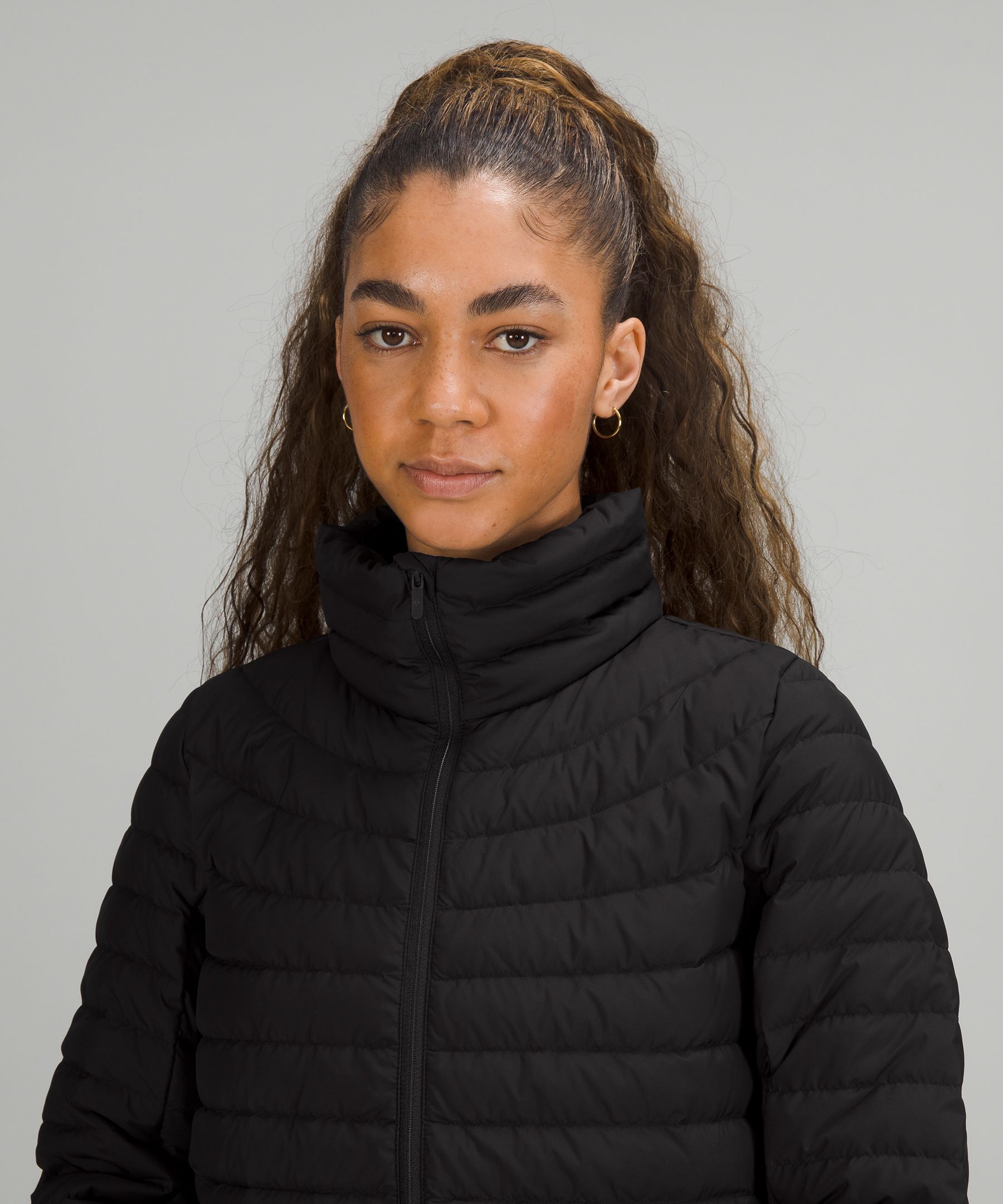 Lululemon Lightweight Relaxed Fit Down Jacket - Black - Size 4