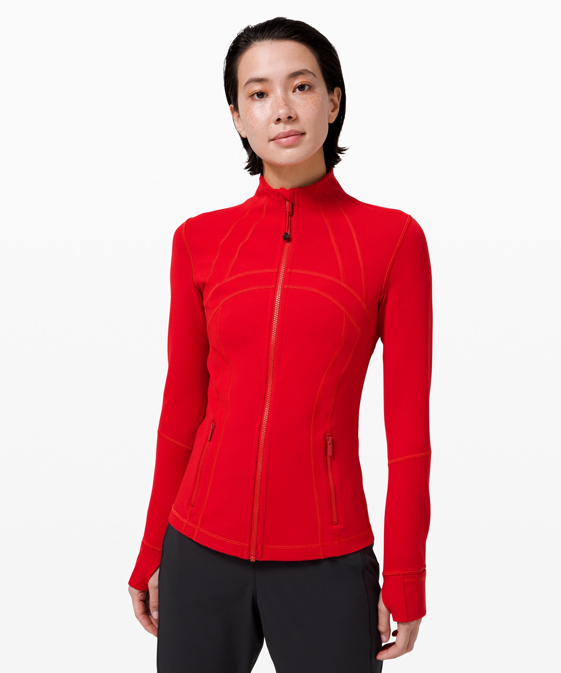 strongly reduced Lululemon Define Jacket in Dark Red