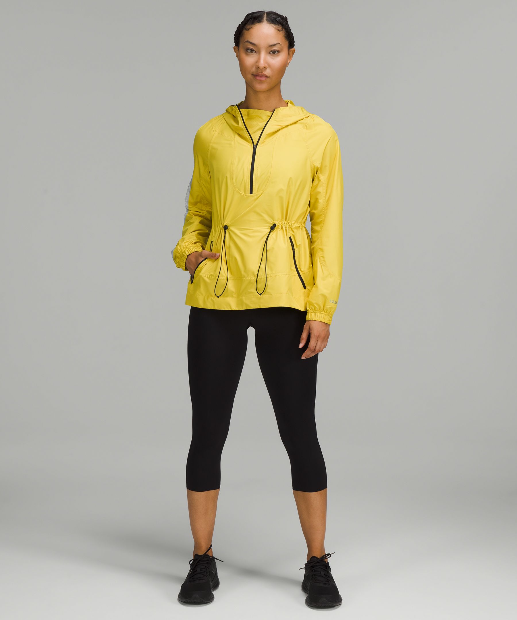 Half zip clearance running jacket