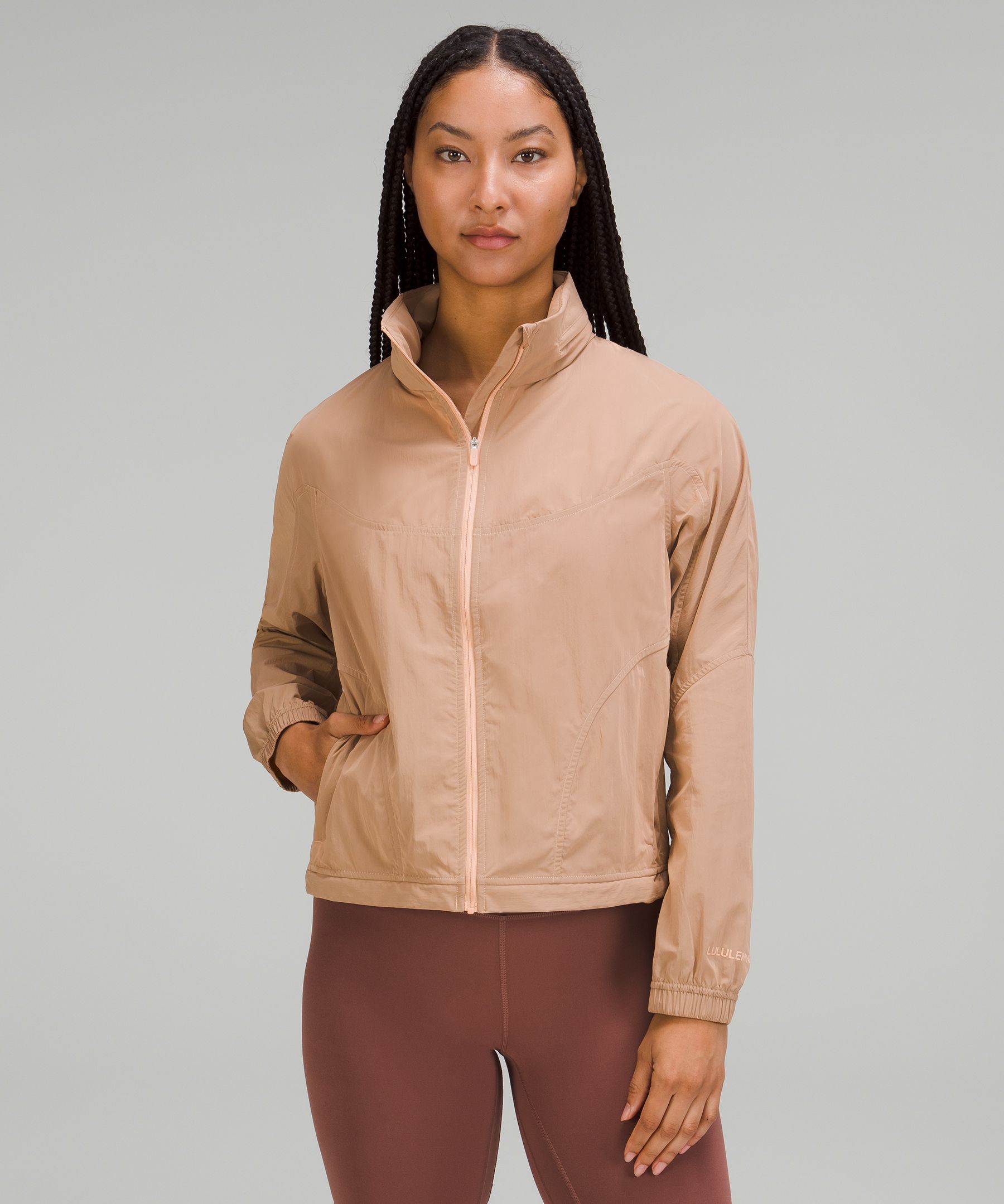 Lululemon Lightweight Hooded Jacket In Everglade Green