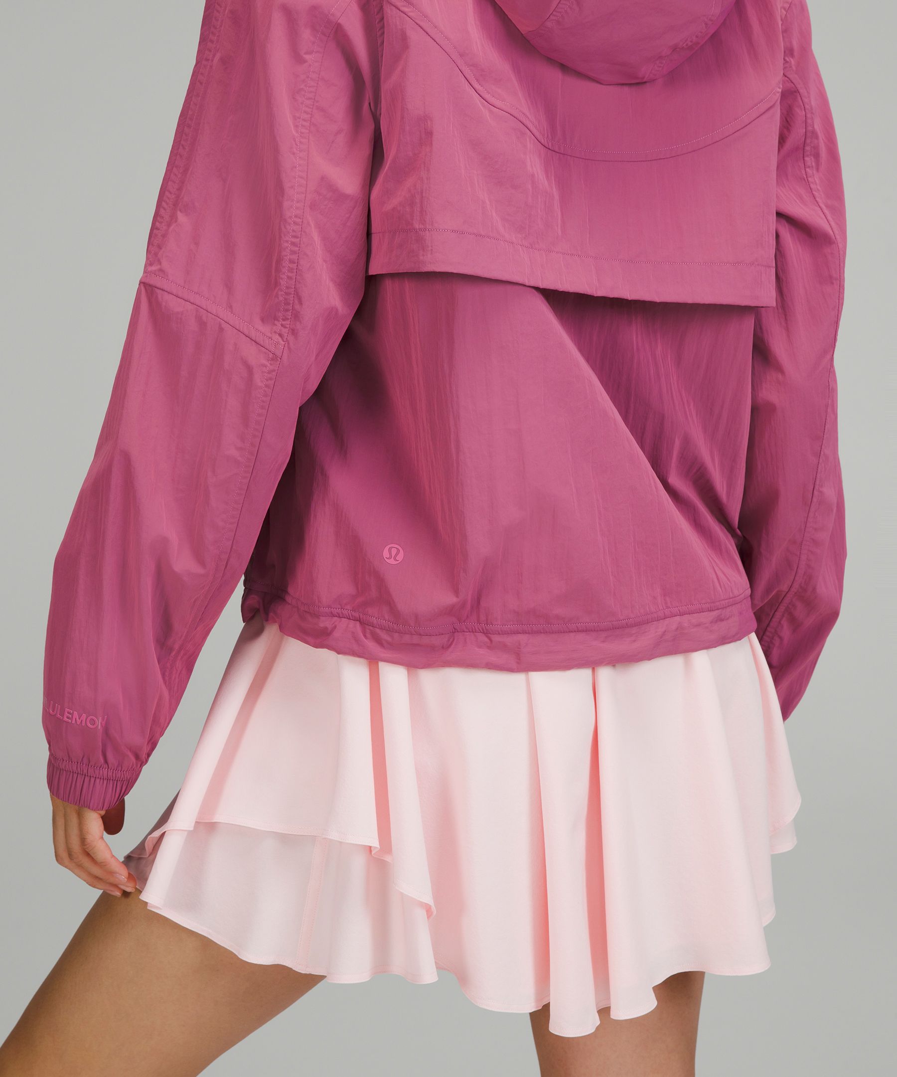 Lightweight hooded jacket in pink lychee : r/lululemon