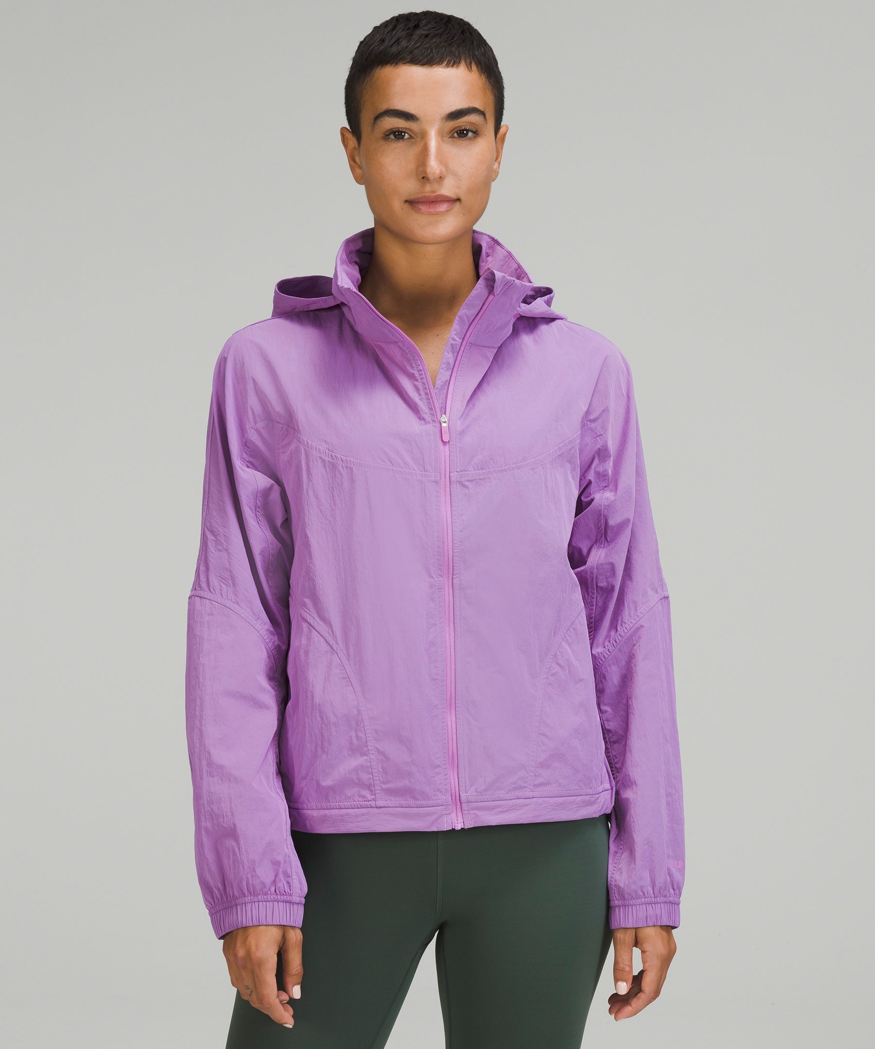 Lululemon Lightweight Hooded Jacket Everglade Green Size 2 - $75 (41% Off  Retail) - From Sherry