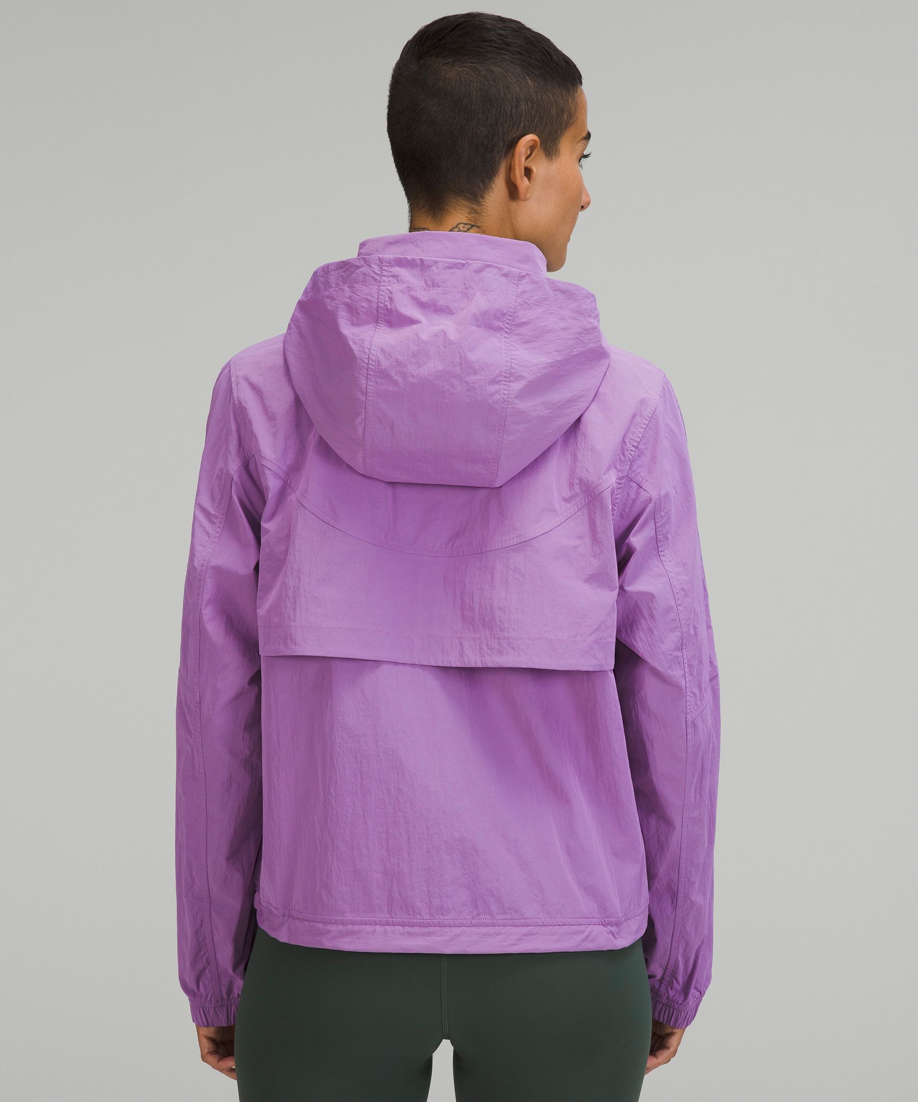 Lululemon Lightweight Hooded Jacket - Riverstone - lulu fanatics