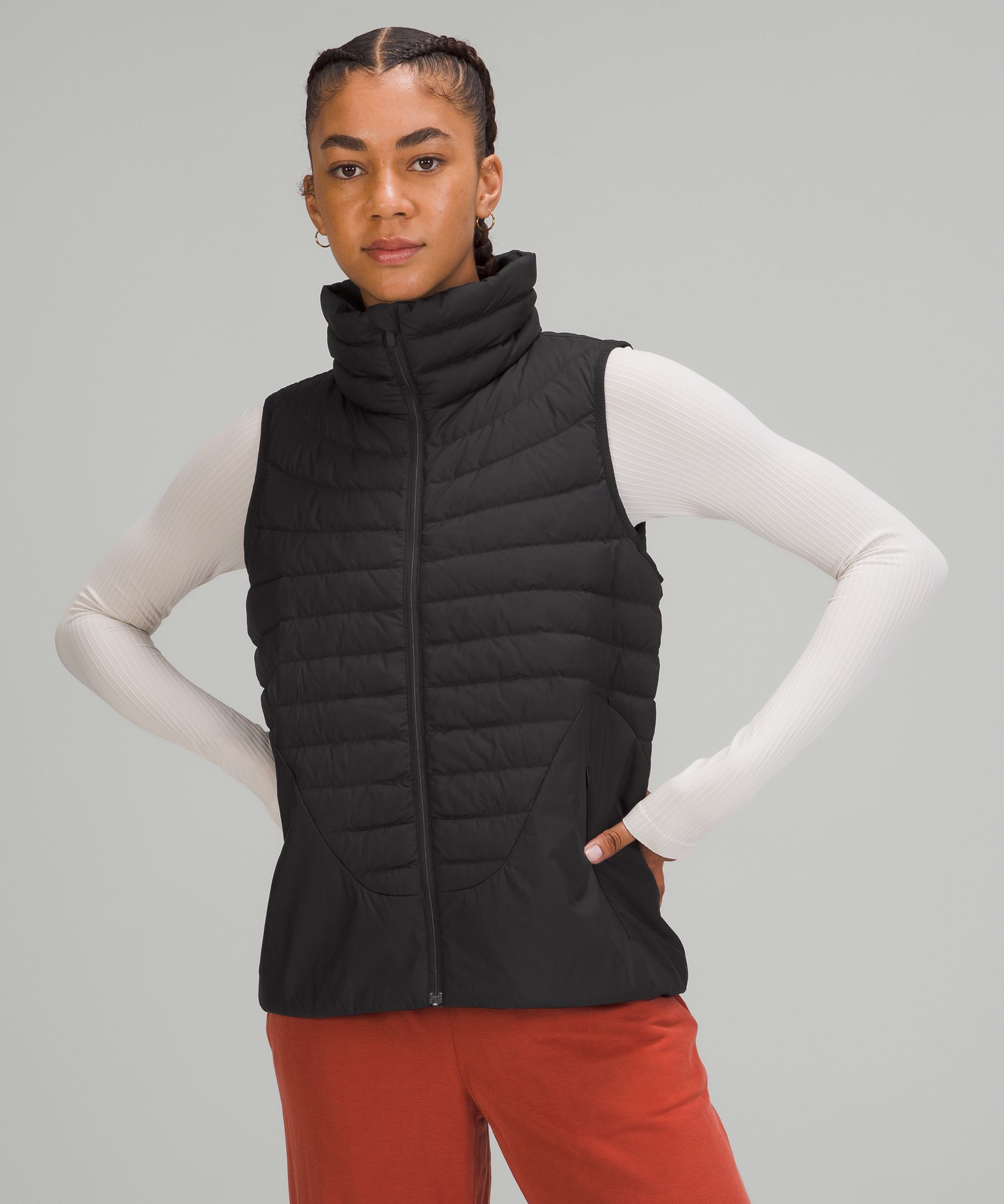 Lululemon Lightweight Relaxed-fit Down Vest In Black | ModeSens