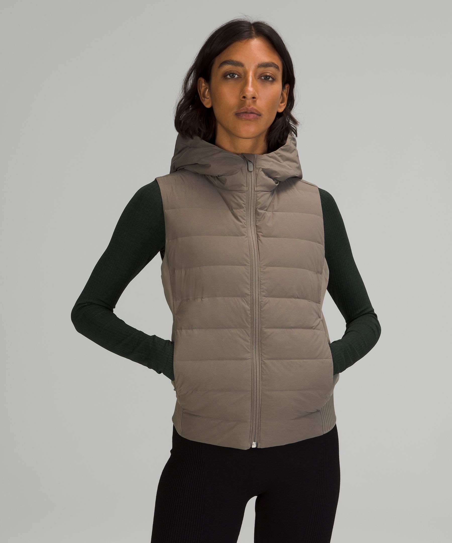 Lululemon long down vest online