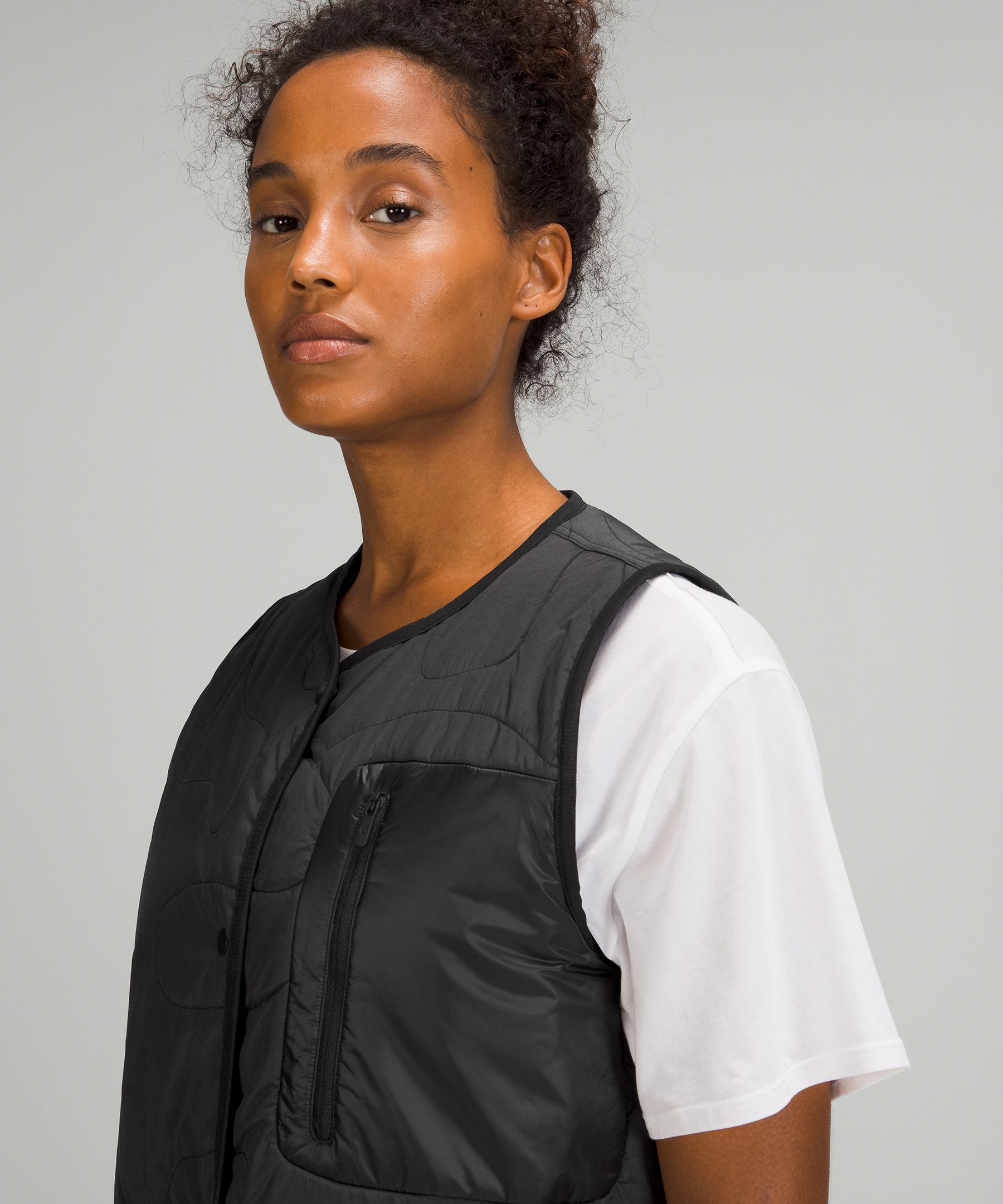 Long on sale quilted vest