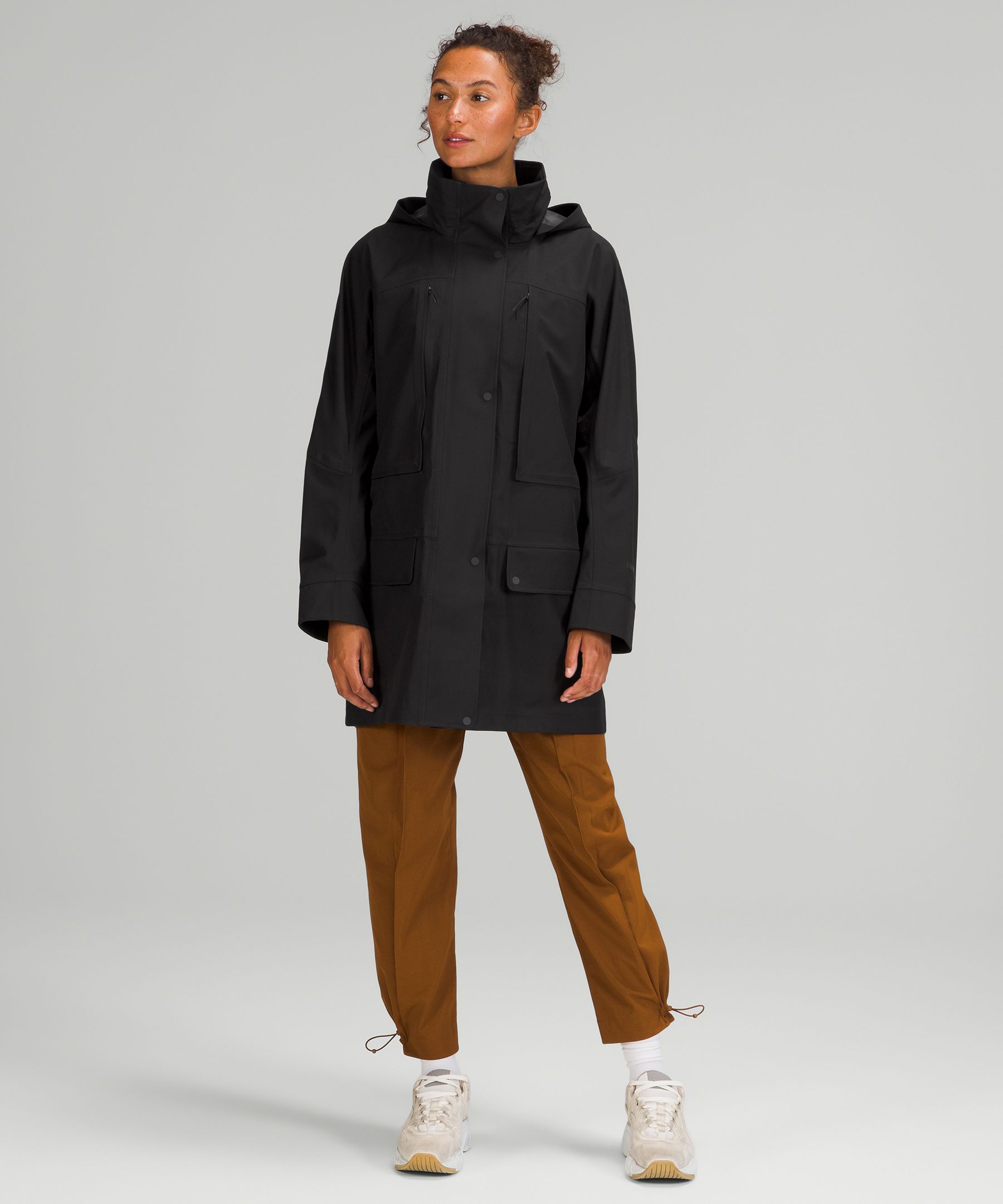 StretchSeal Relaxed-Fit Long Rain Jacket | Lululemon UK