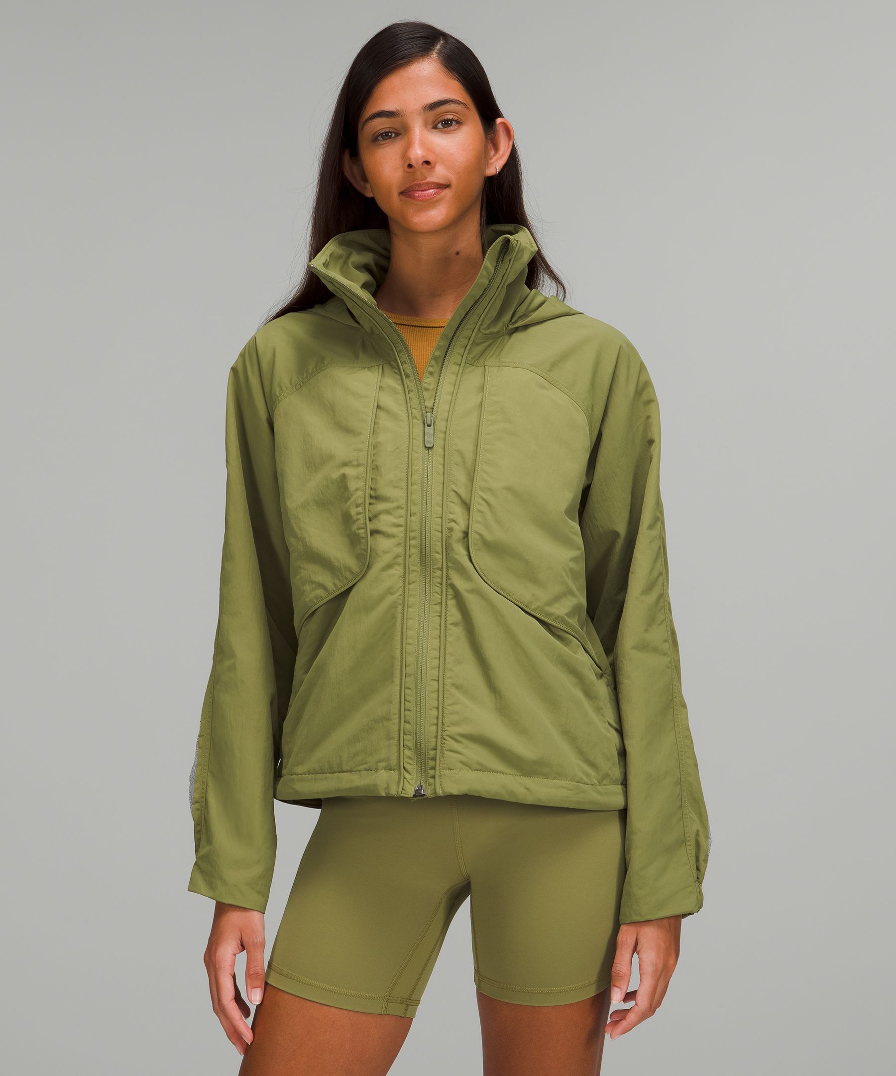 Lululemon Always Effortless Jacket In Bronze Green