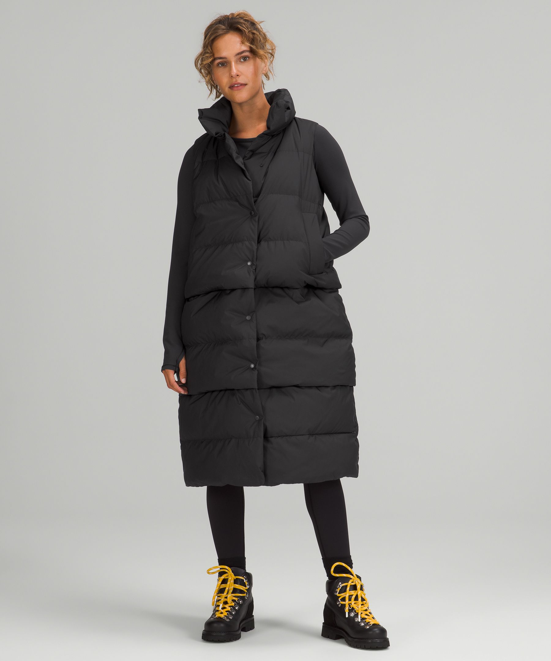 Cos hooded hotsell long puffer coat