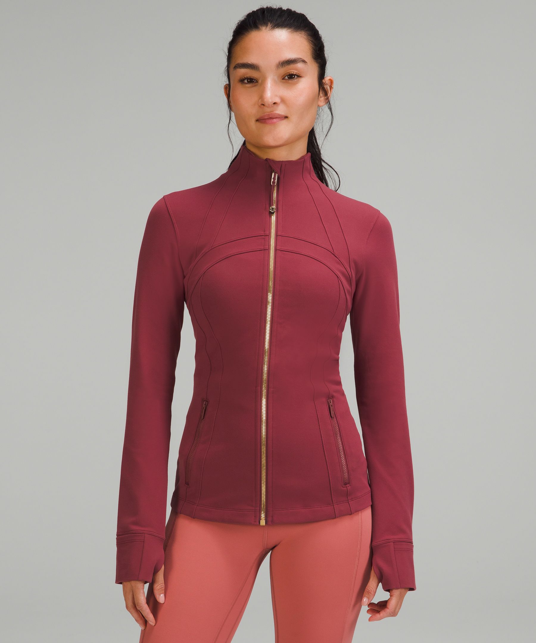 strongly reduced Lululemon Define Jacket in Dark Red