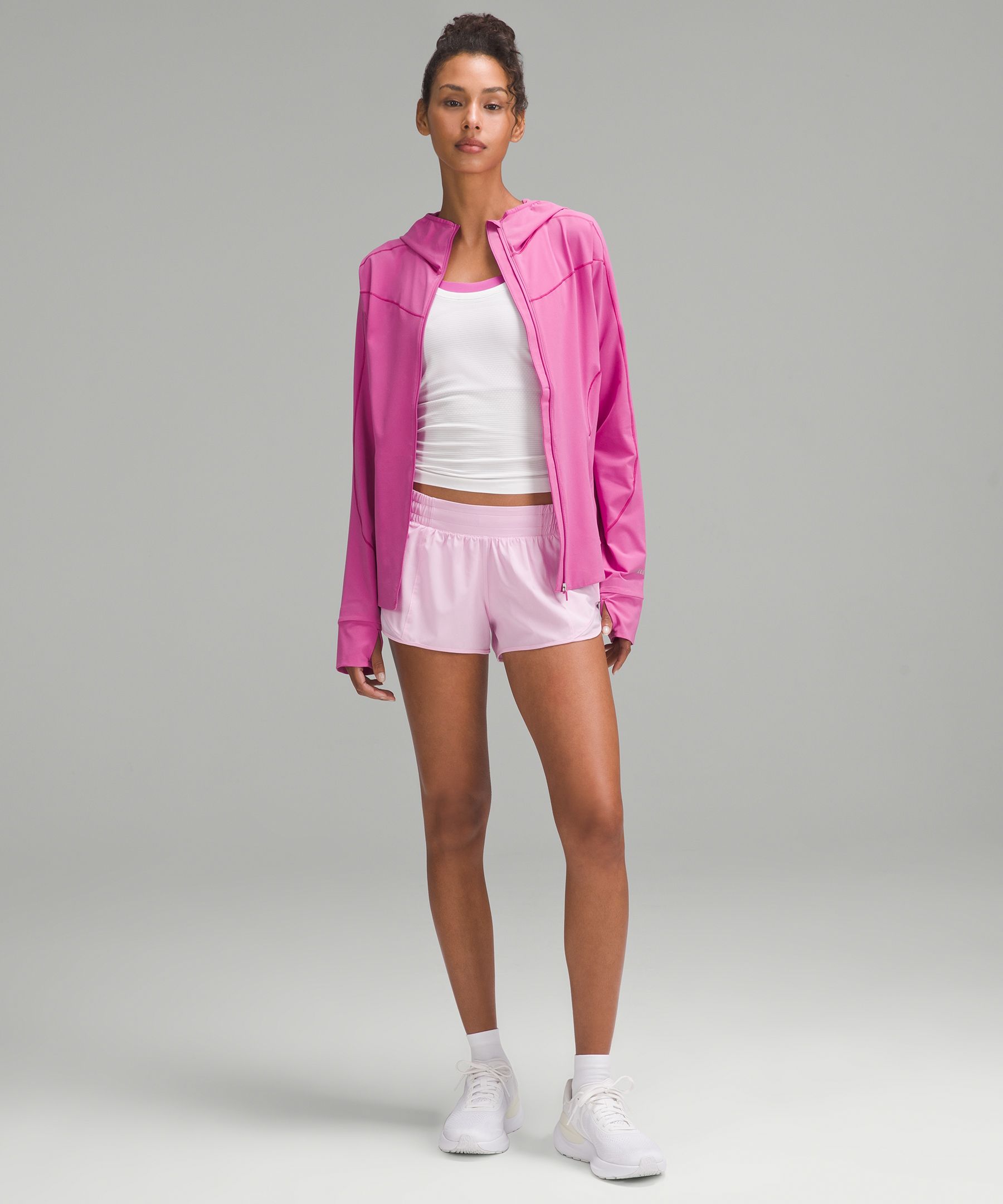 Lululemon sonic pink mist over wind 2024 breaker Jacket