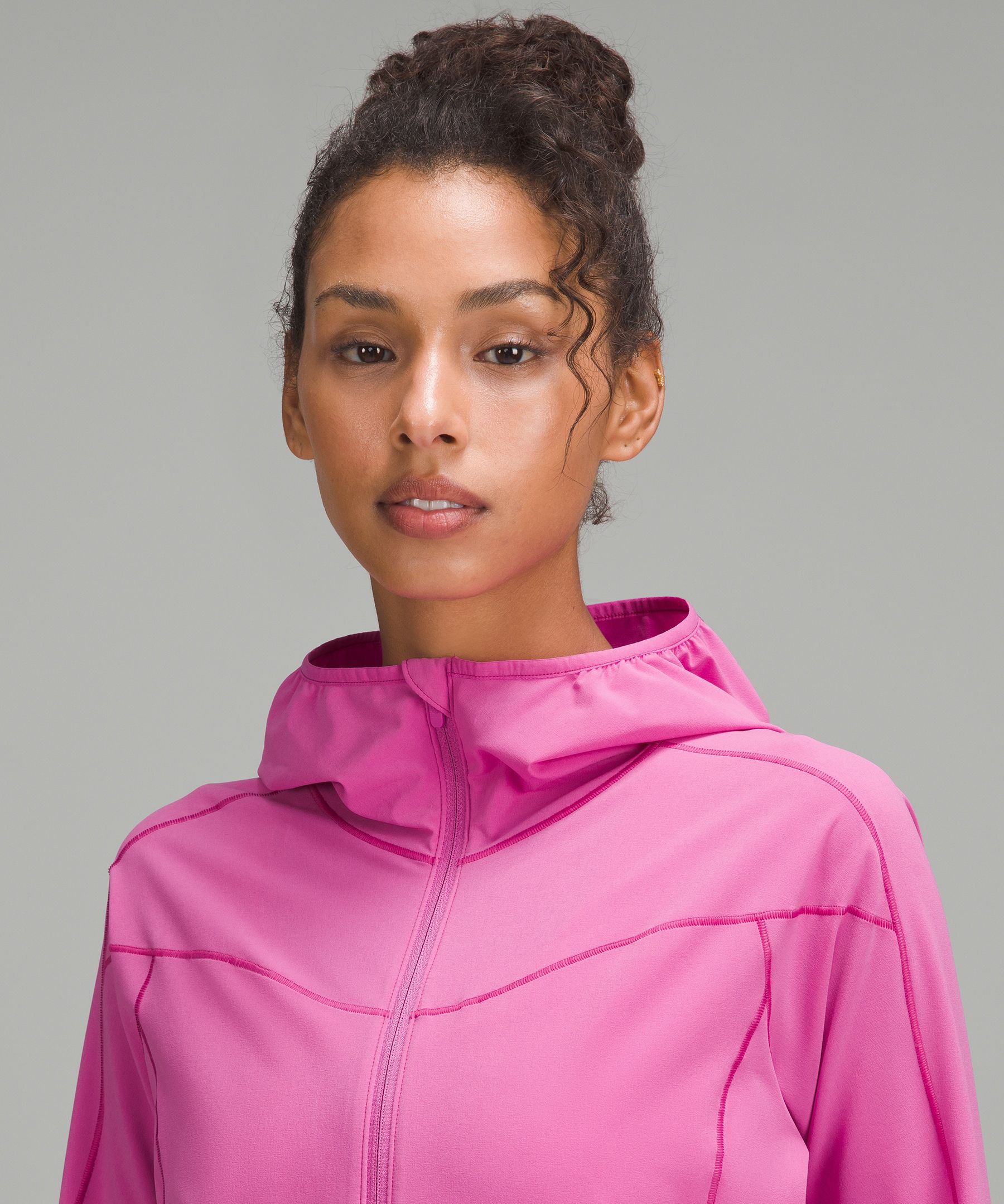 Lululemon sonic pink mist over wind 2024 breaker Jacket
