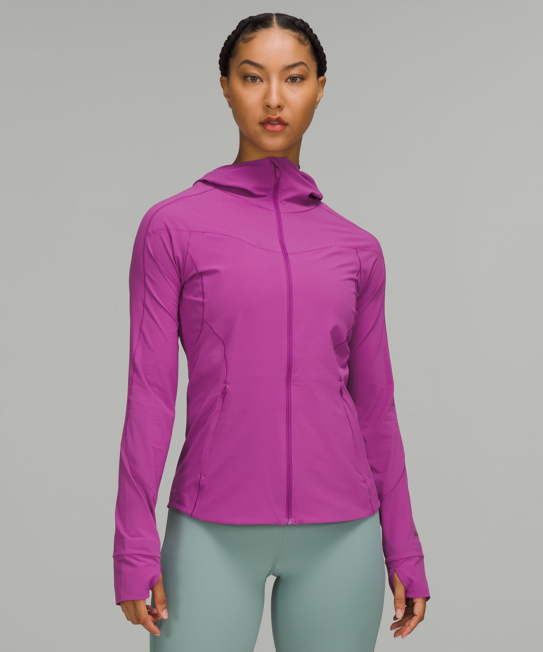 Lululemon Mist Over Windbreaker In Vivid Plum