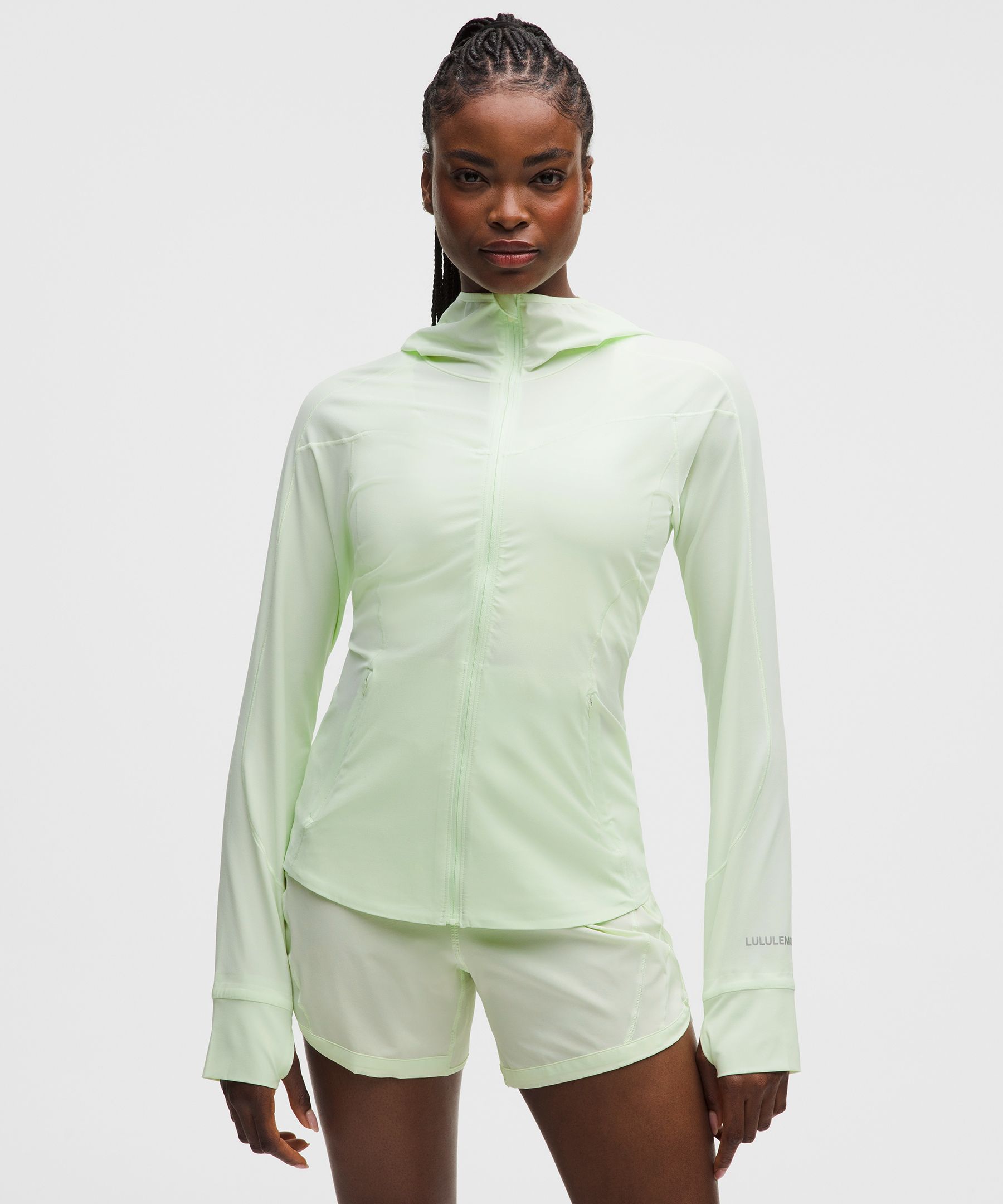 lululemon – Women’s Mist Over Windbreaker Jacket – Color Green/Pastel – Size 14