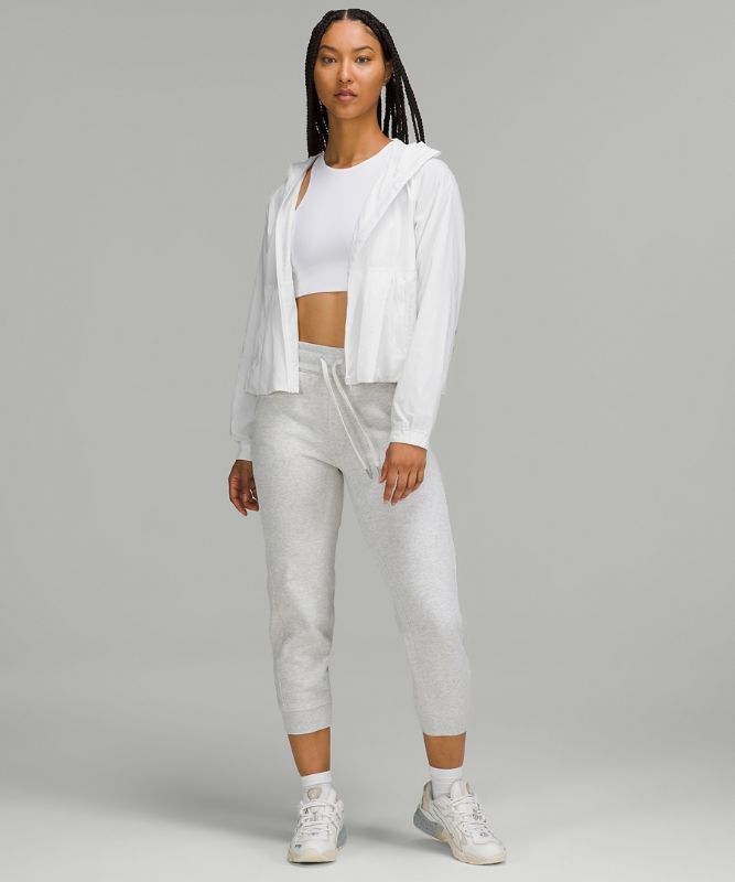 Relaxed Fit Gathered Crop