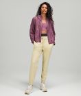 Relaxed-Fit Gathered Cropped Jacket