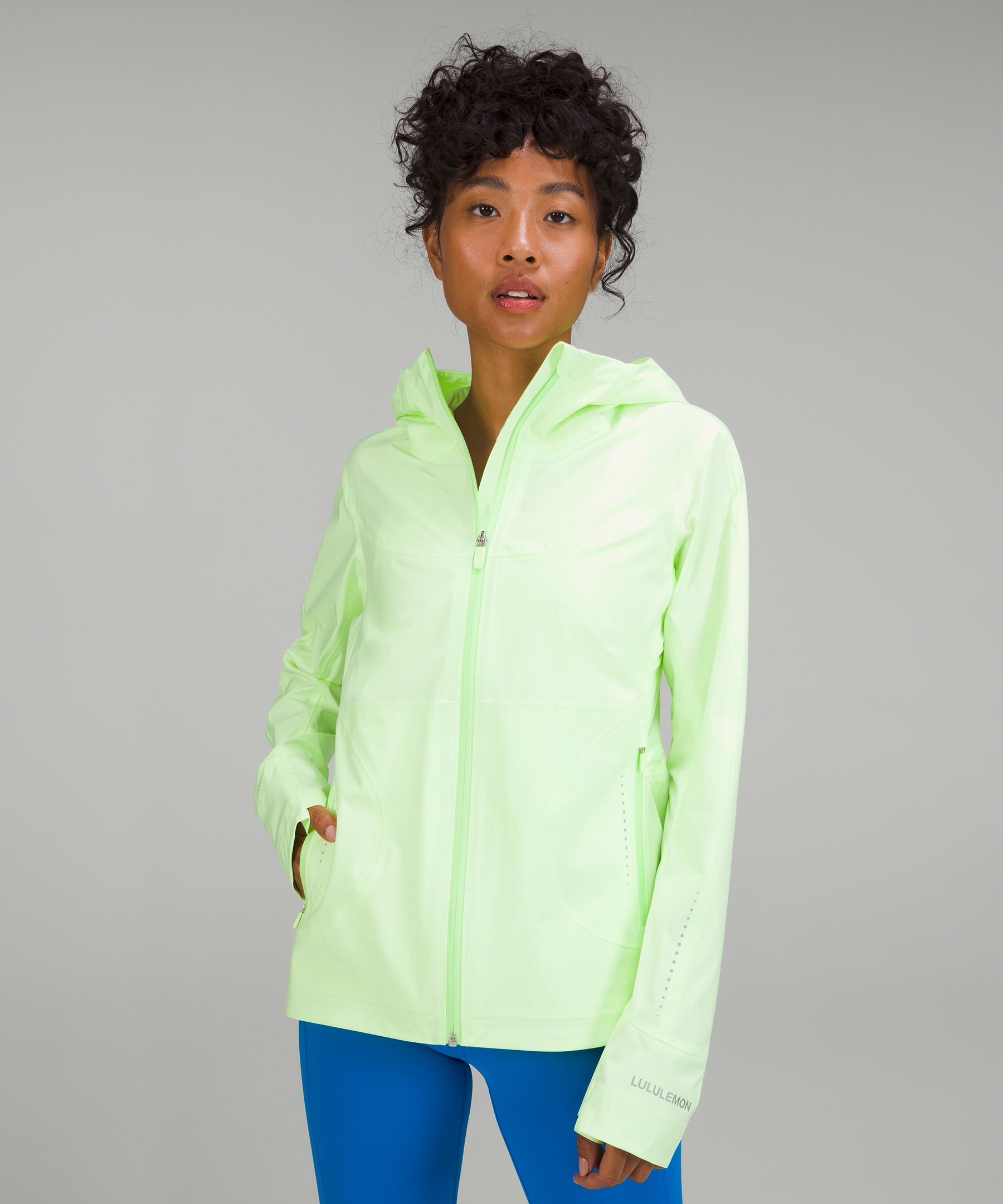 Lululemon Break A Trail Waterproof Jacket In Faded Zap