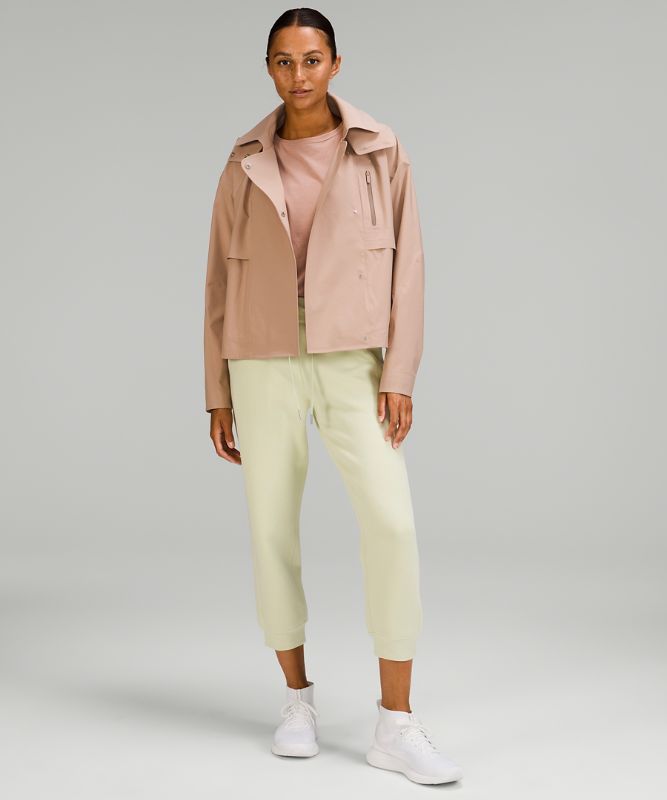 Waterproof Cropped Trench Coat