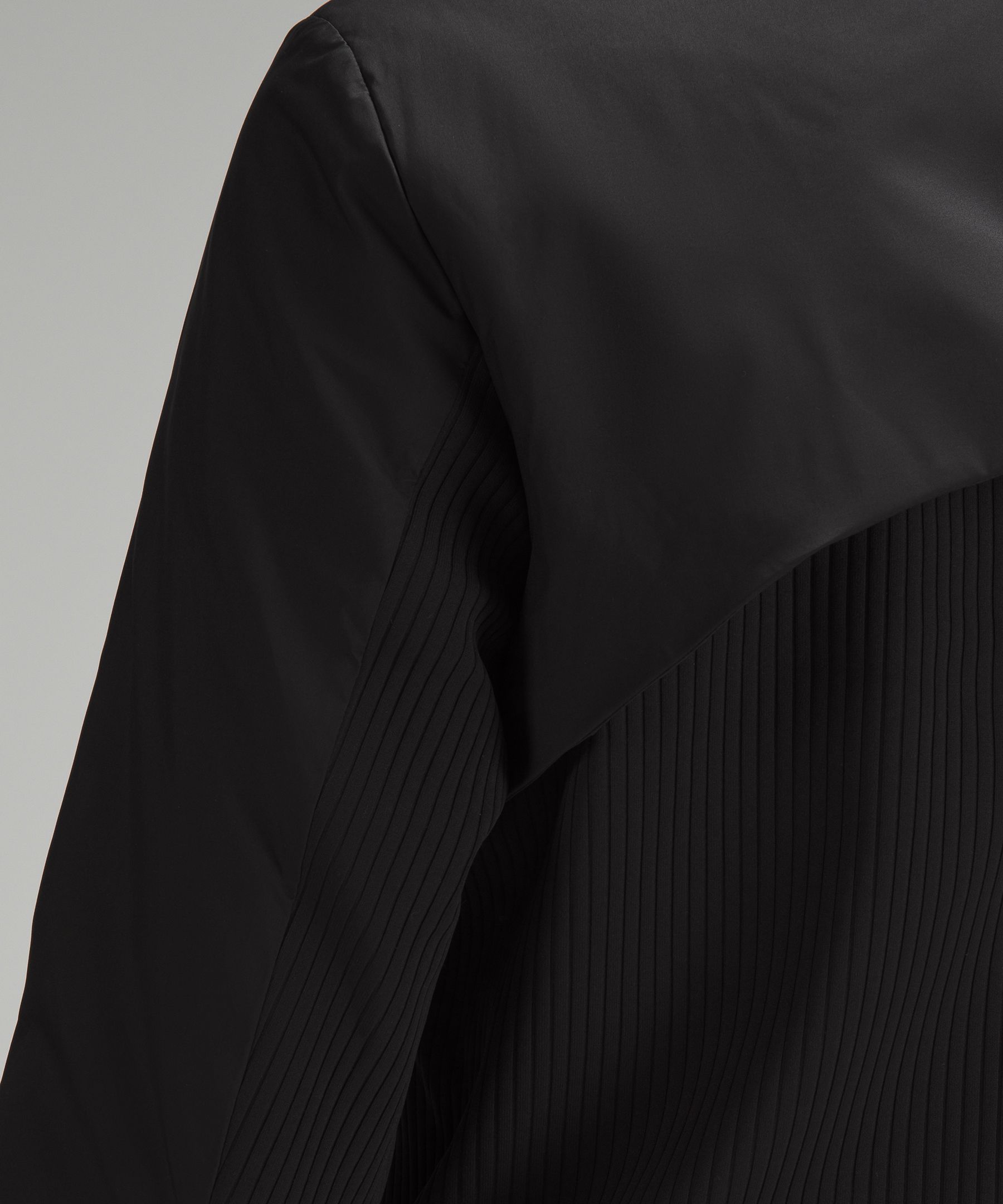 Shop Lululemon Softmatte™ Insulated Cropped Jacket In Black