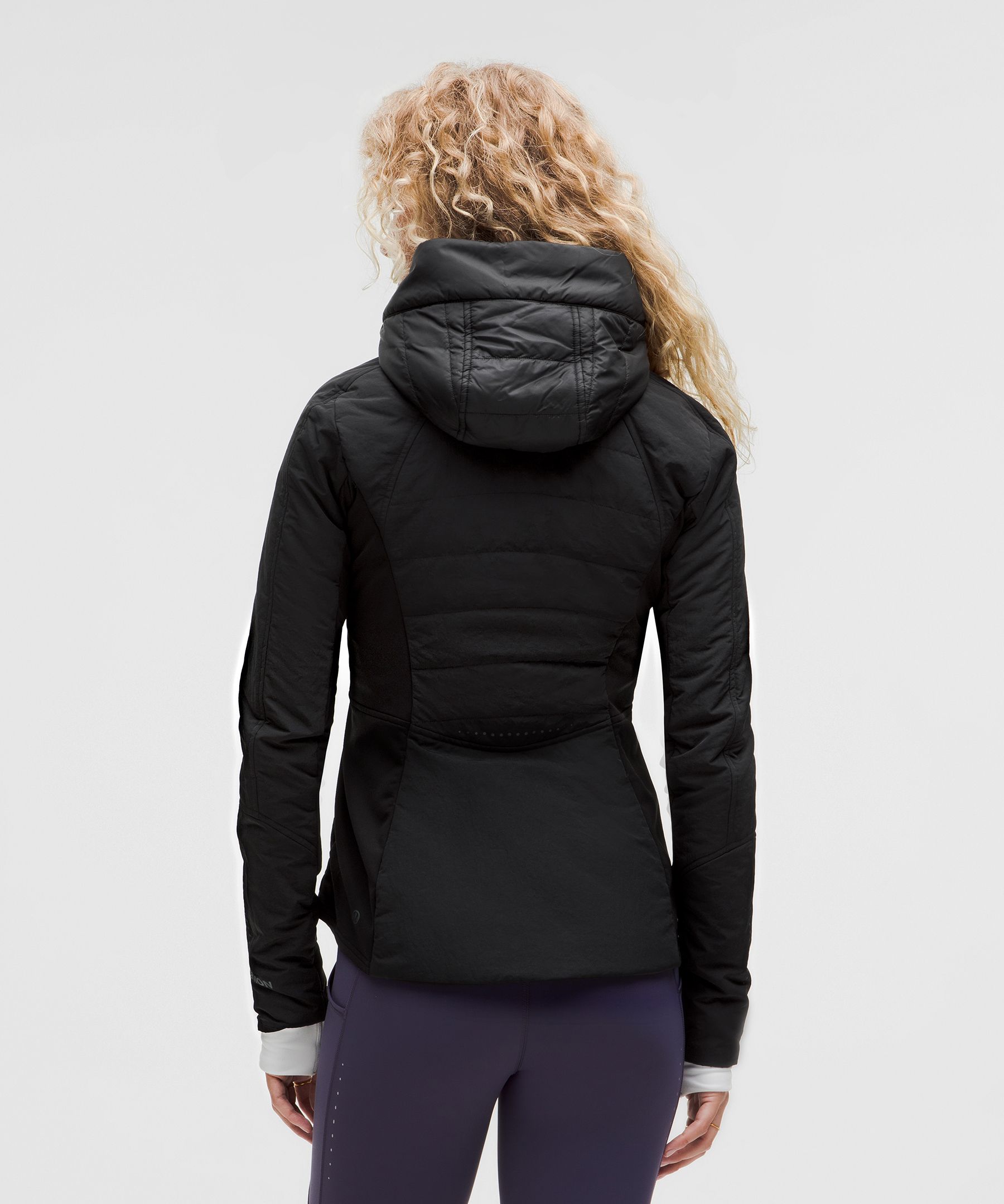 Lululemon Women's Final Mile Jacket SIZE 8 Black Reflective Running