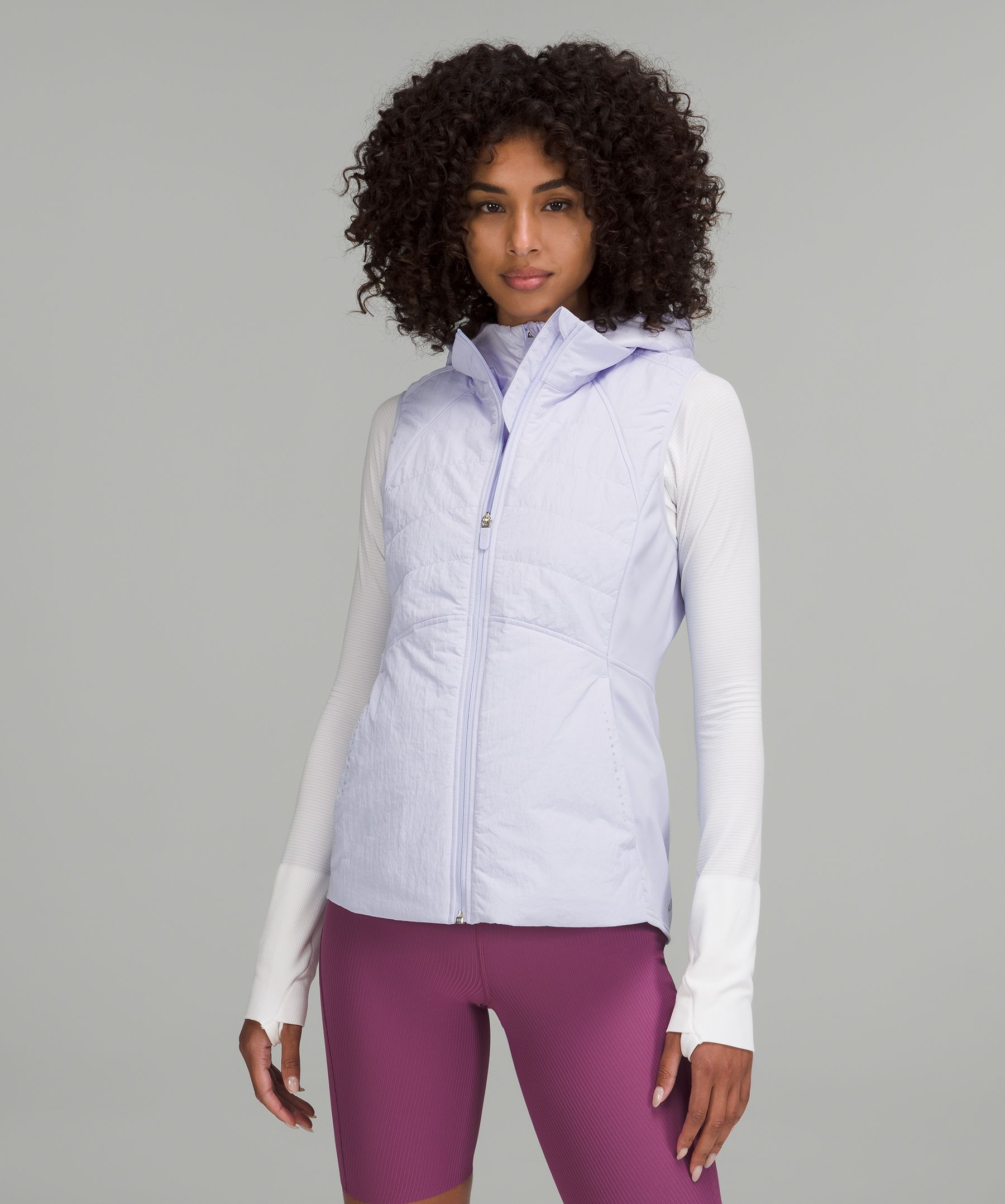 Lululemon Another Mile Vest In Pastel Blue