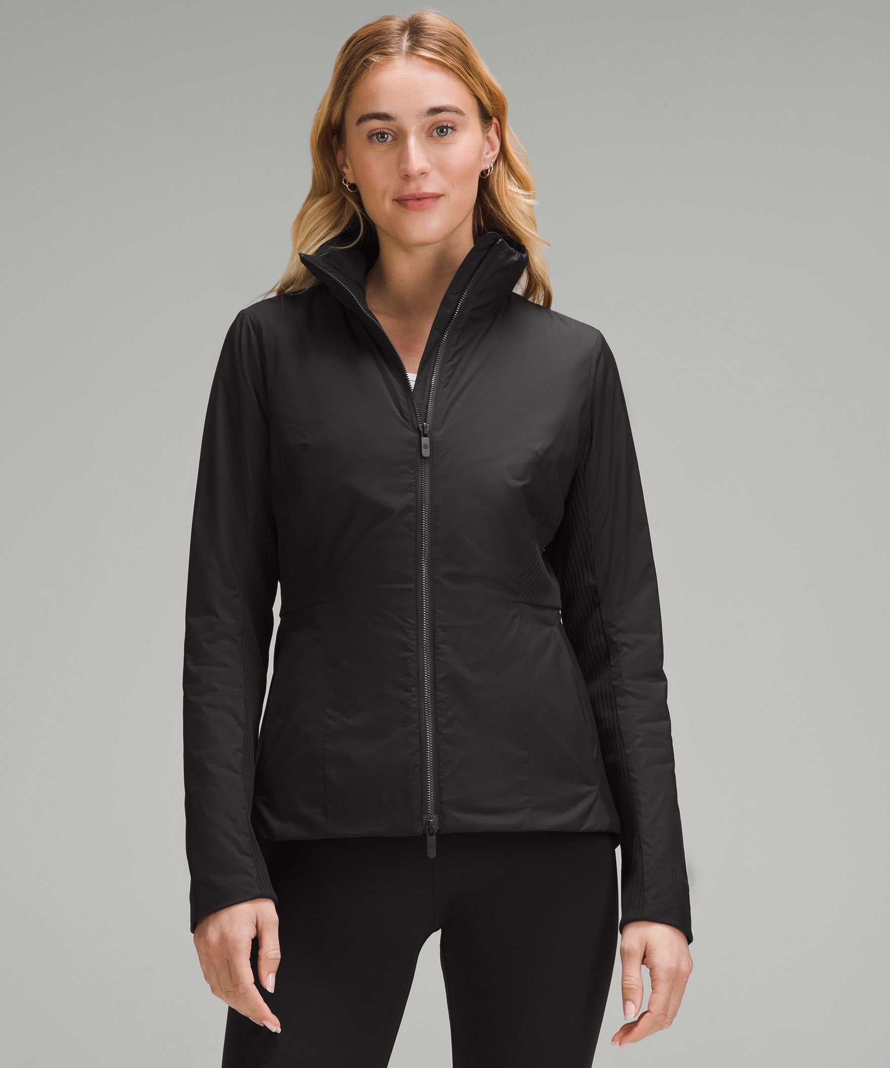 Lululemon Softmatte™ Insulated Mid-length Jacket In Black