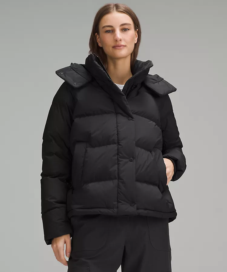Unlock Wilderness' choice in the Lululemon Vs North Face comparison, the Wunder Puff Jacket by Lululemon