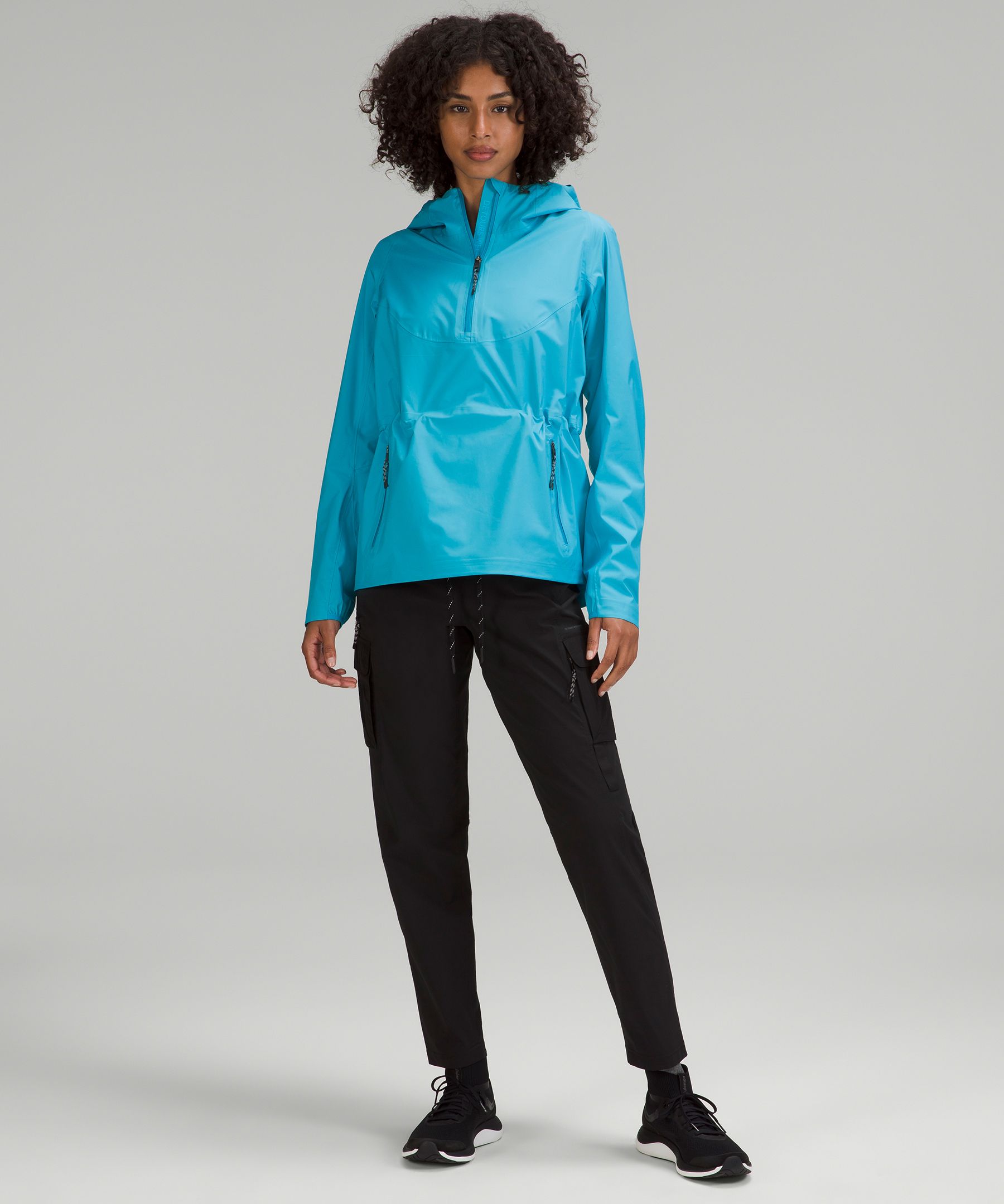 Half zip best sale waterproof jacket womens